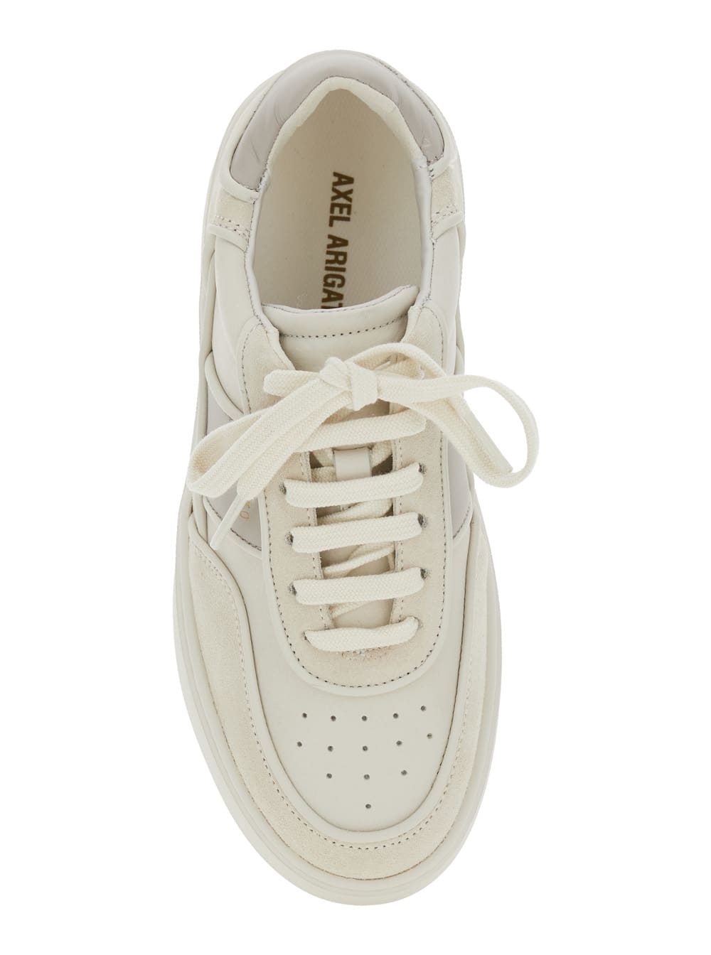 Axel Arigato Orbit Sneakers In Beige Suede And Fabric In Multi