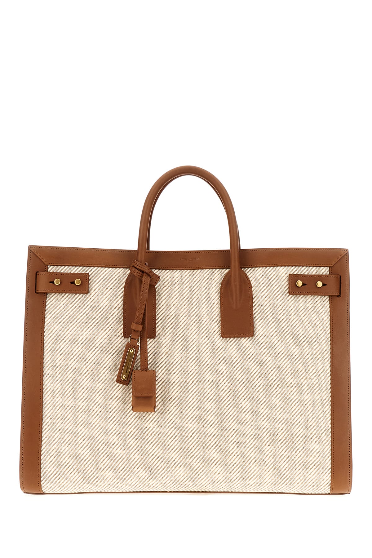 Saint Laurent Multicolor Canvas Large Sac De Jour Shopping Bag