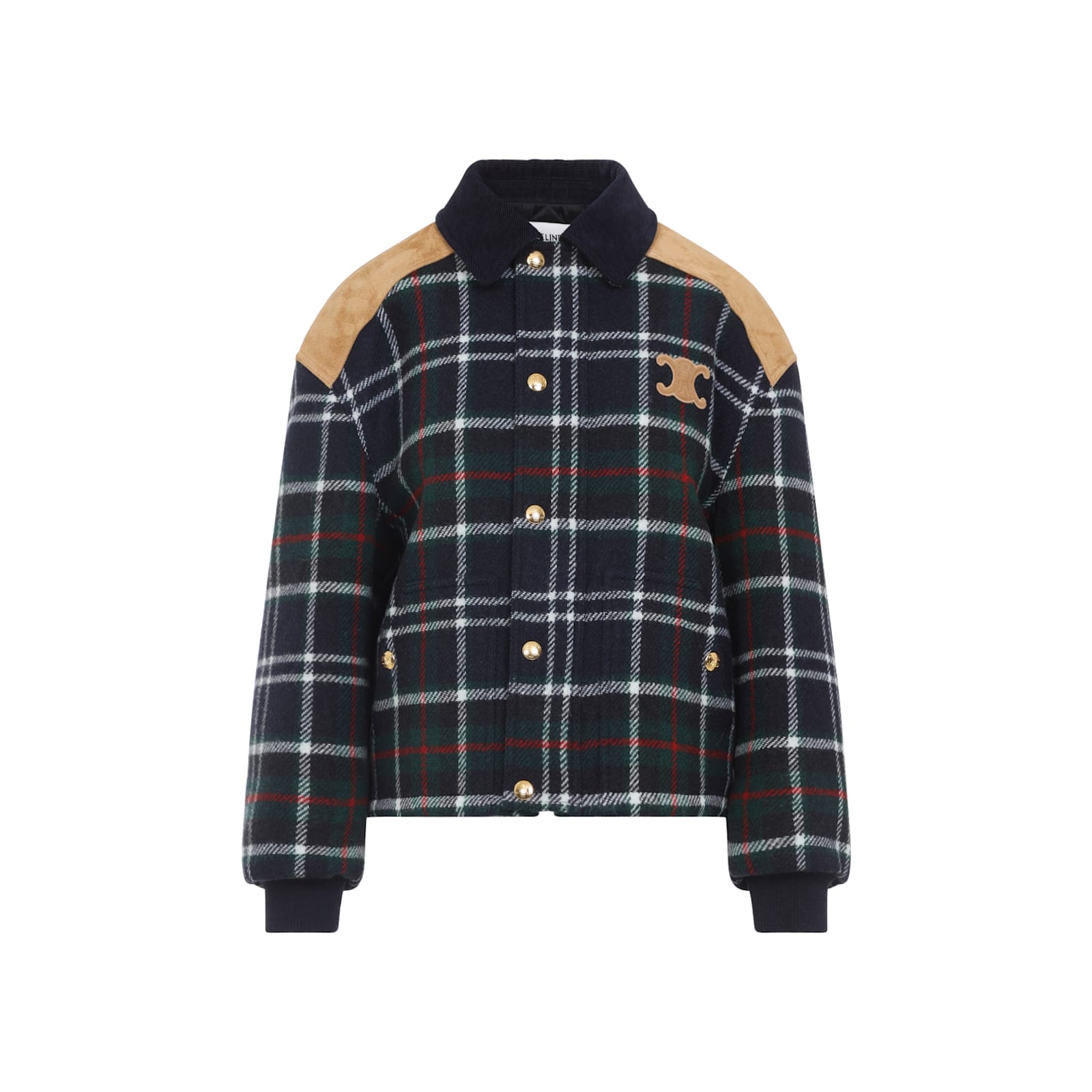 Celine Blouson Triomphe Bomber Jacket Women In Multi