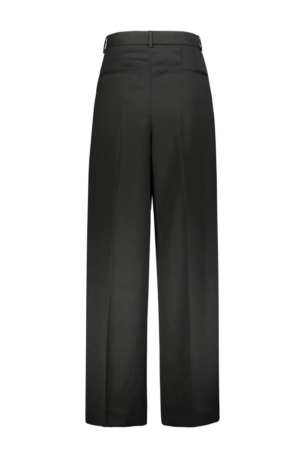 Shop Wardrobe.nyc Low Rise Tuxedo Trousers In Blk Black