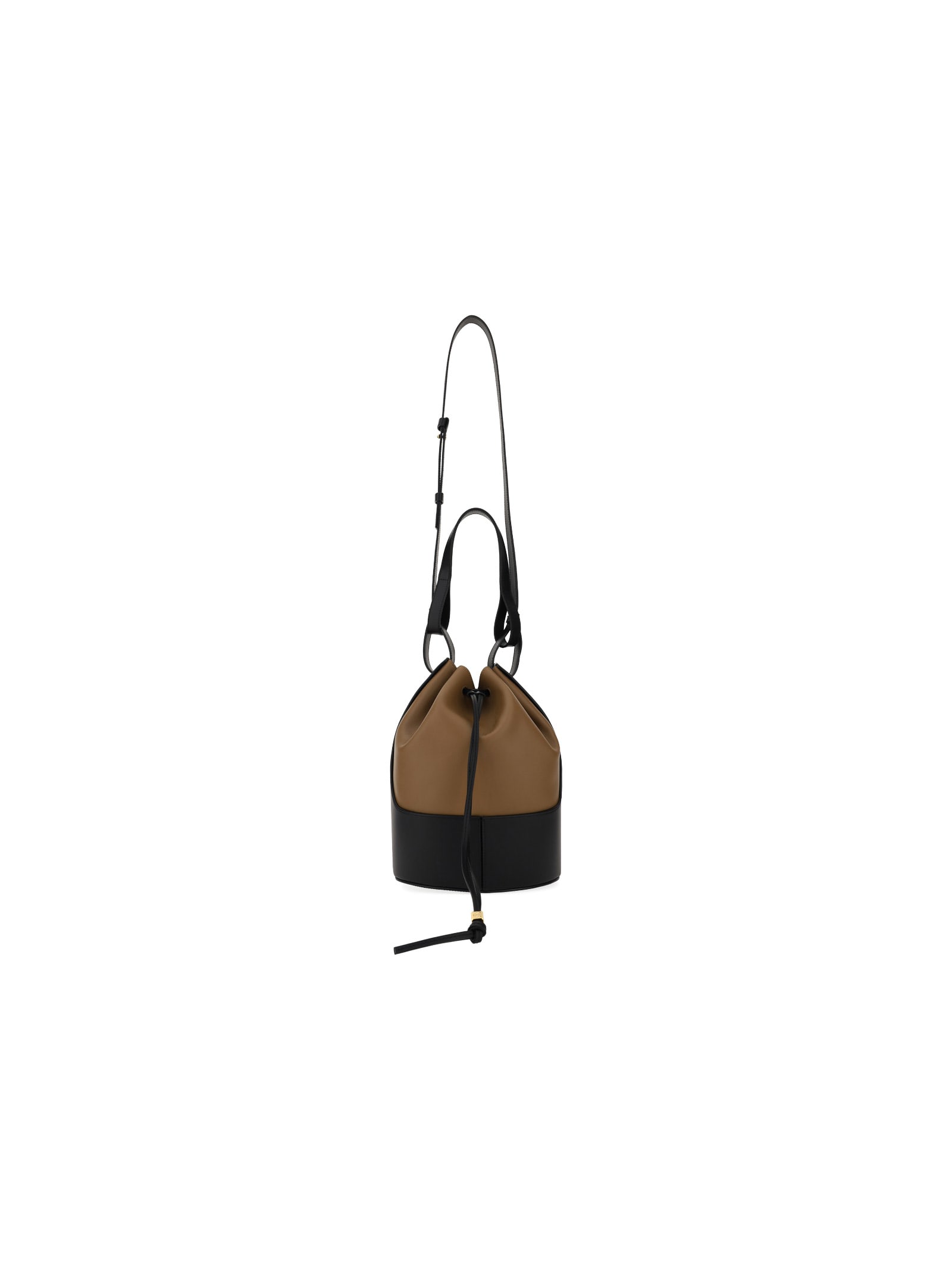 Loewe Ballon Bag In Oak/black