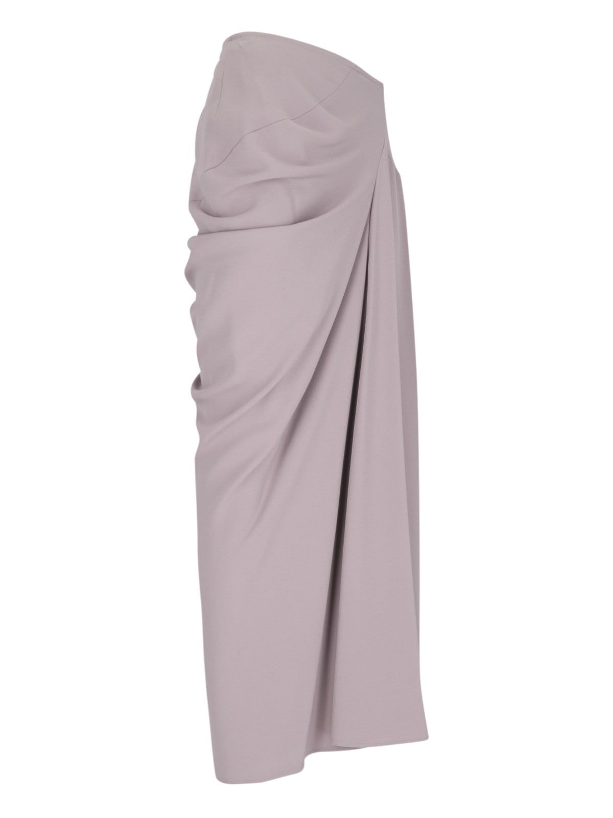 Shop Dries Van Noten Draped Maxi Skirt In Pink