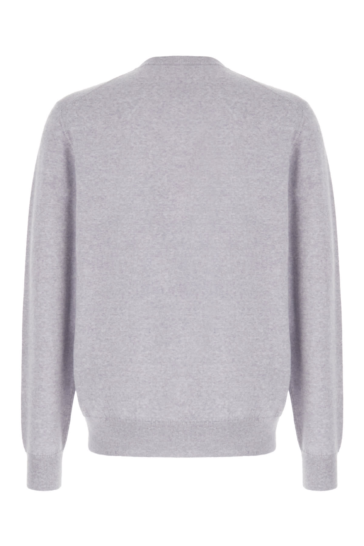 Jw Anderson Sweater Wool Patch Pocket In Grey Melange