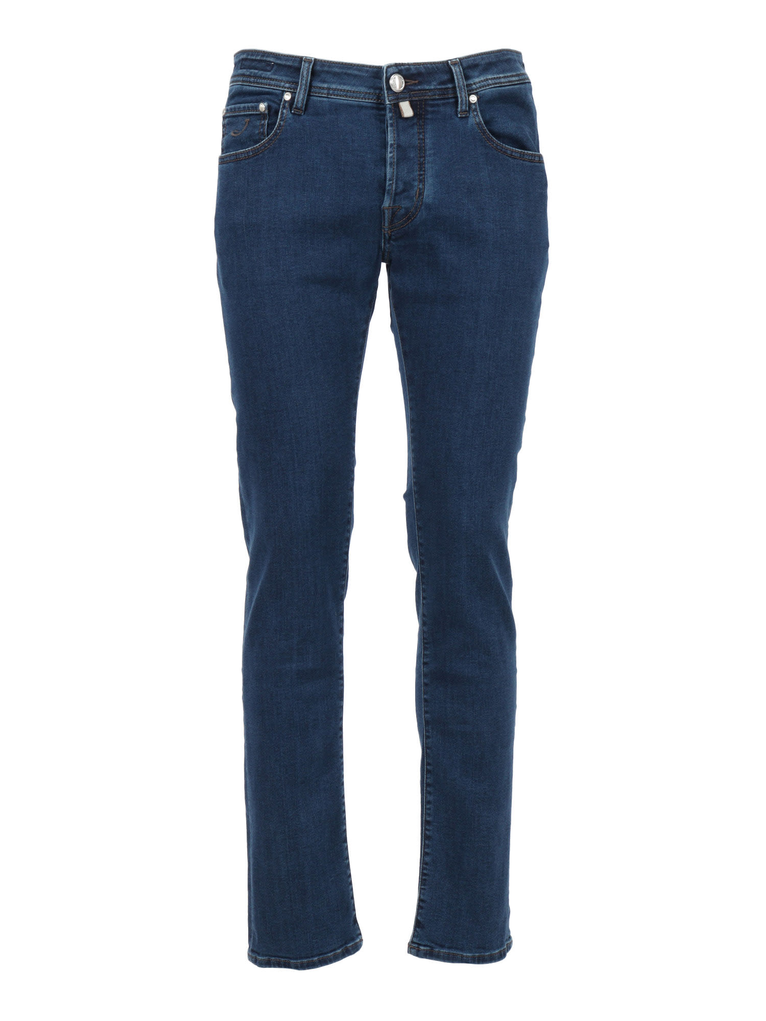 Jacob Cohen 5 Pockets Slim Fit Pants In Blue