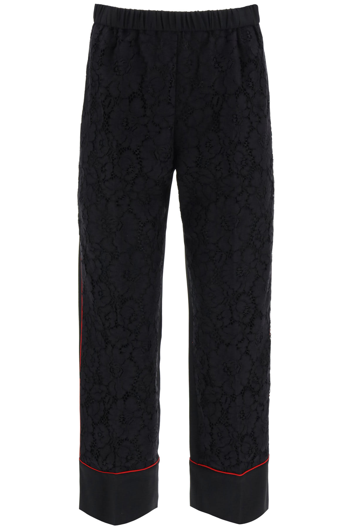N.21 Cropped Trousers With Lace