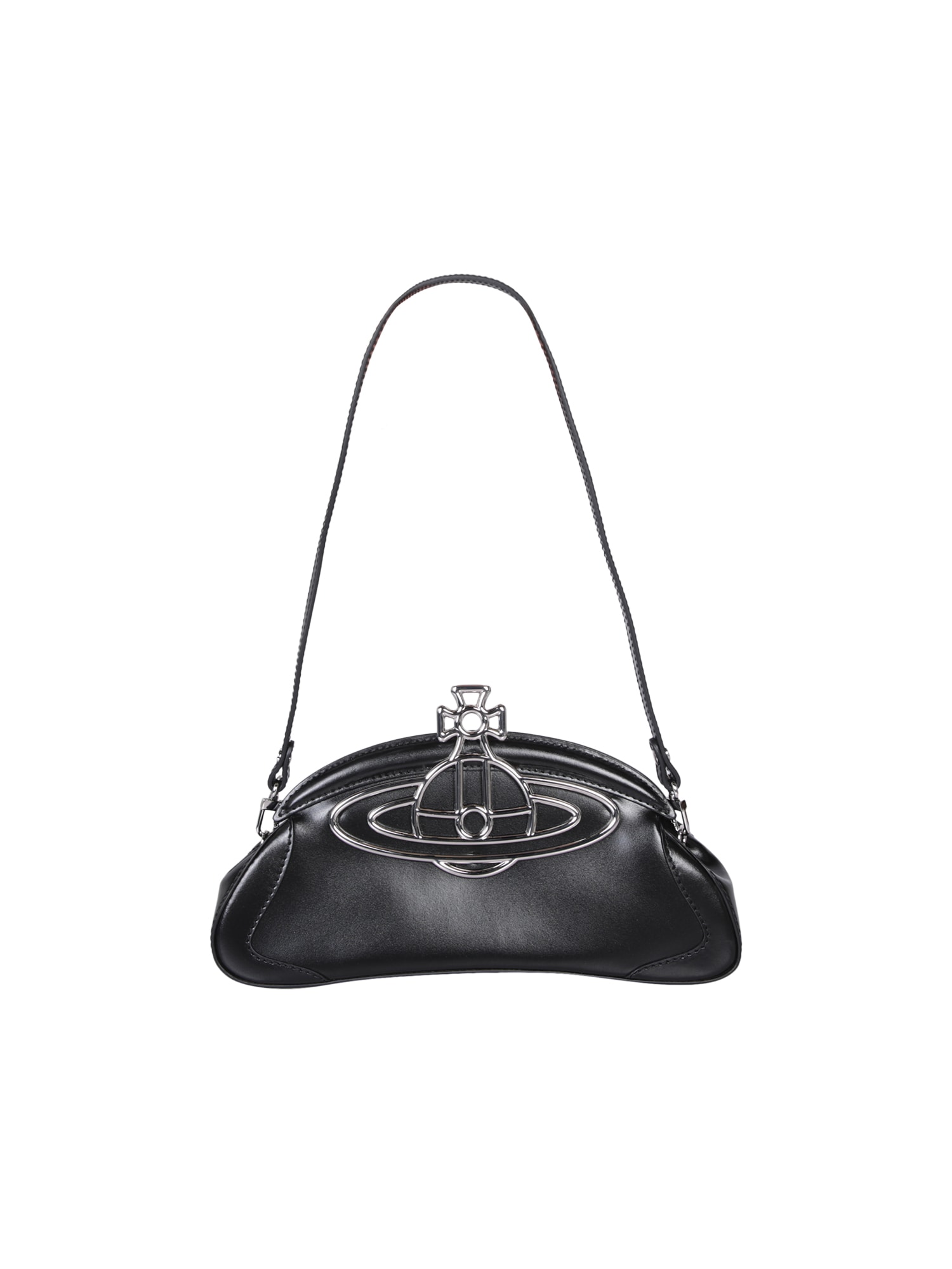 Shop Vivienne Westwood Amber Clutch Black Bag
