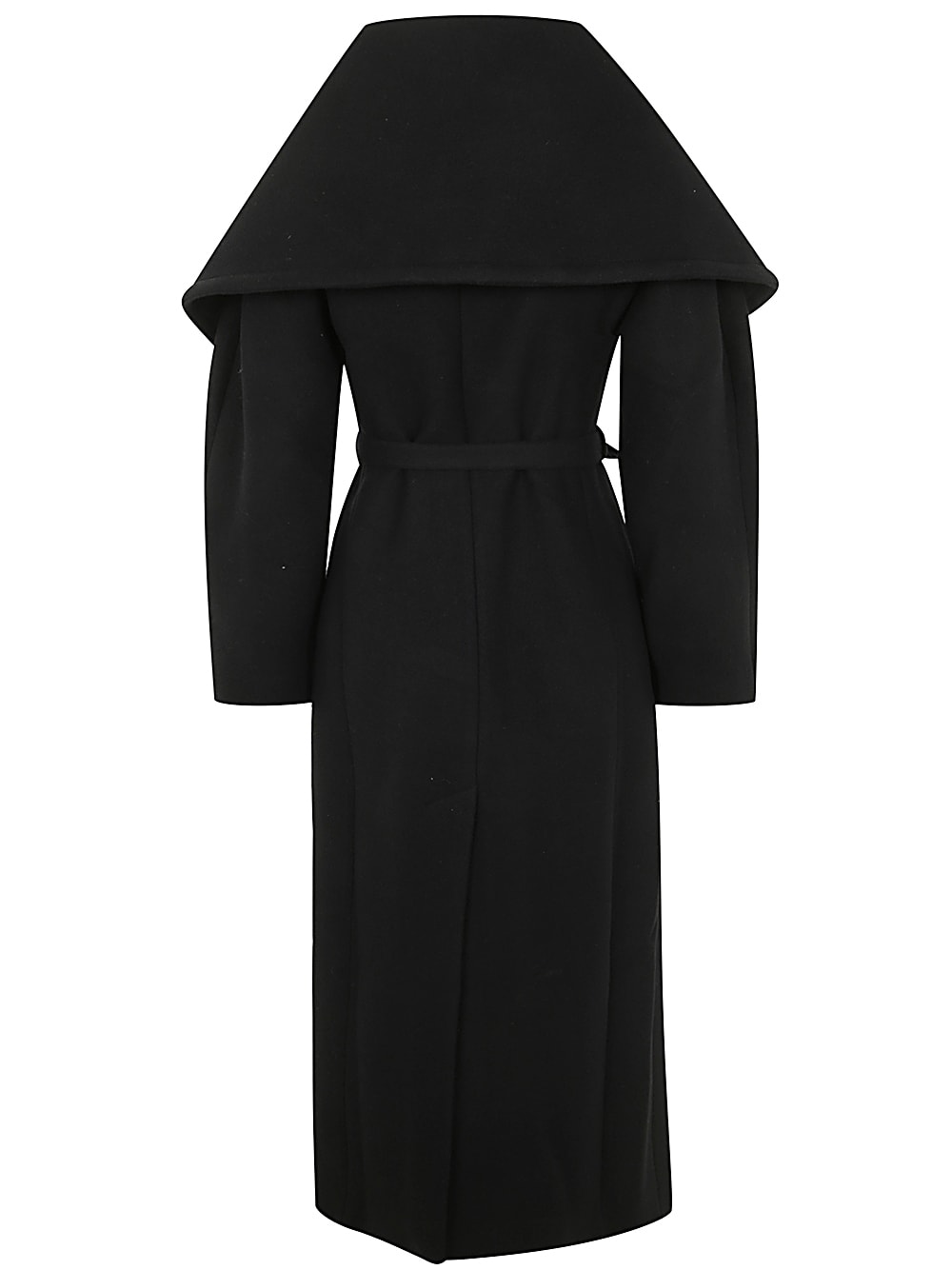 Shop Jacquemus Le Manteau Caruso Coat In Black