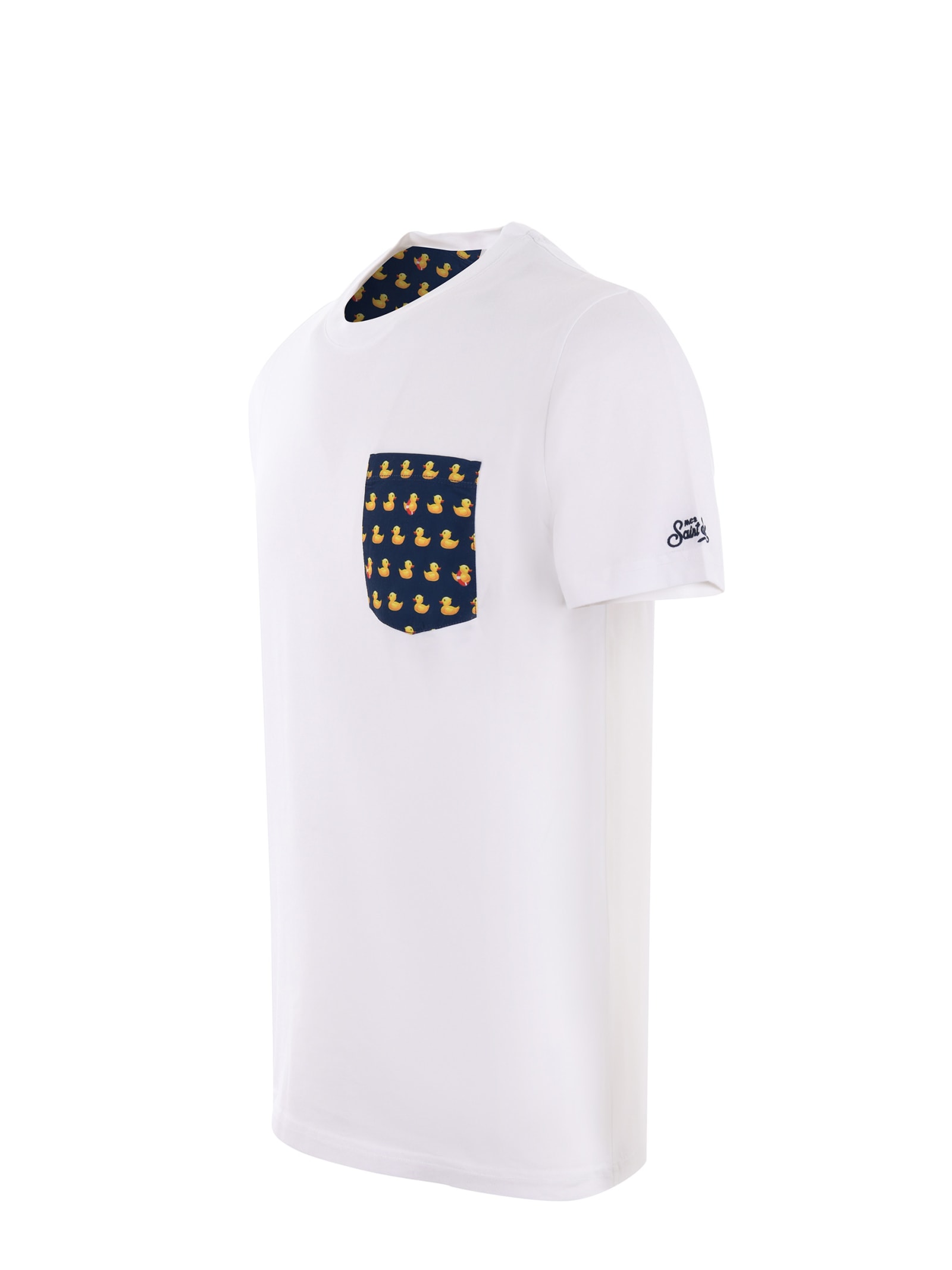 Shop Mc2 Saint Barth T-shirt In White