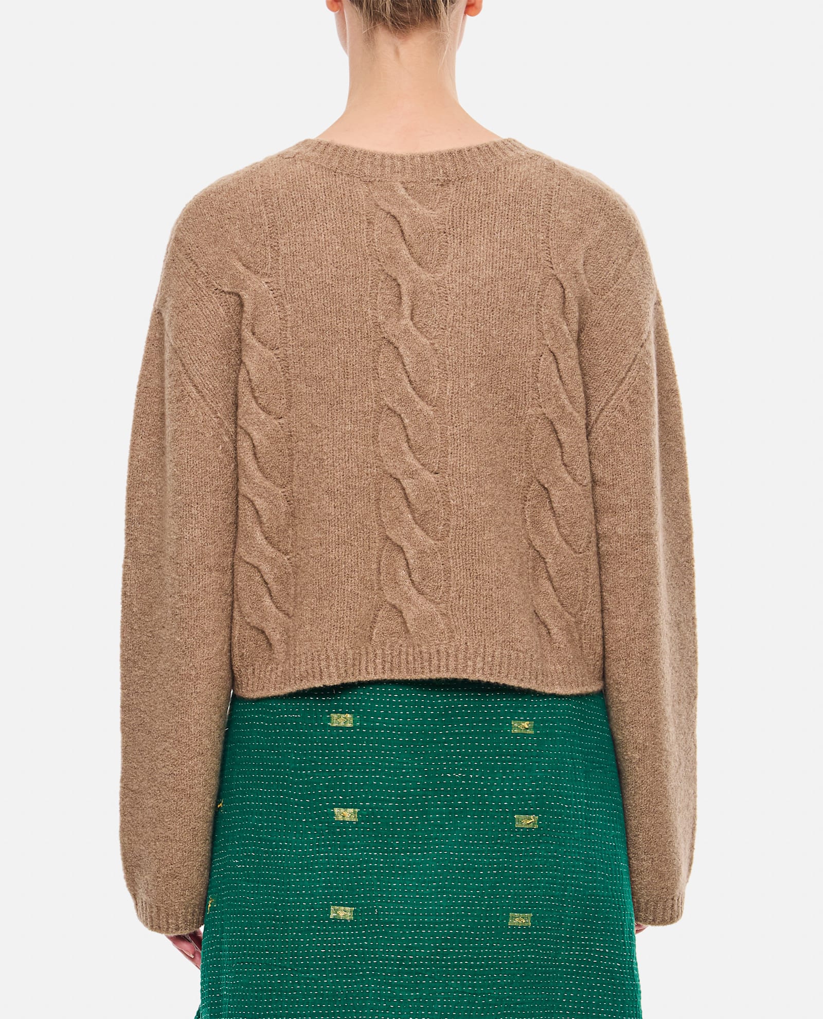 Shop Lisa Yang Hannan Chasmere Sweater In Beige