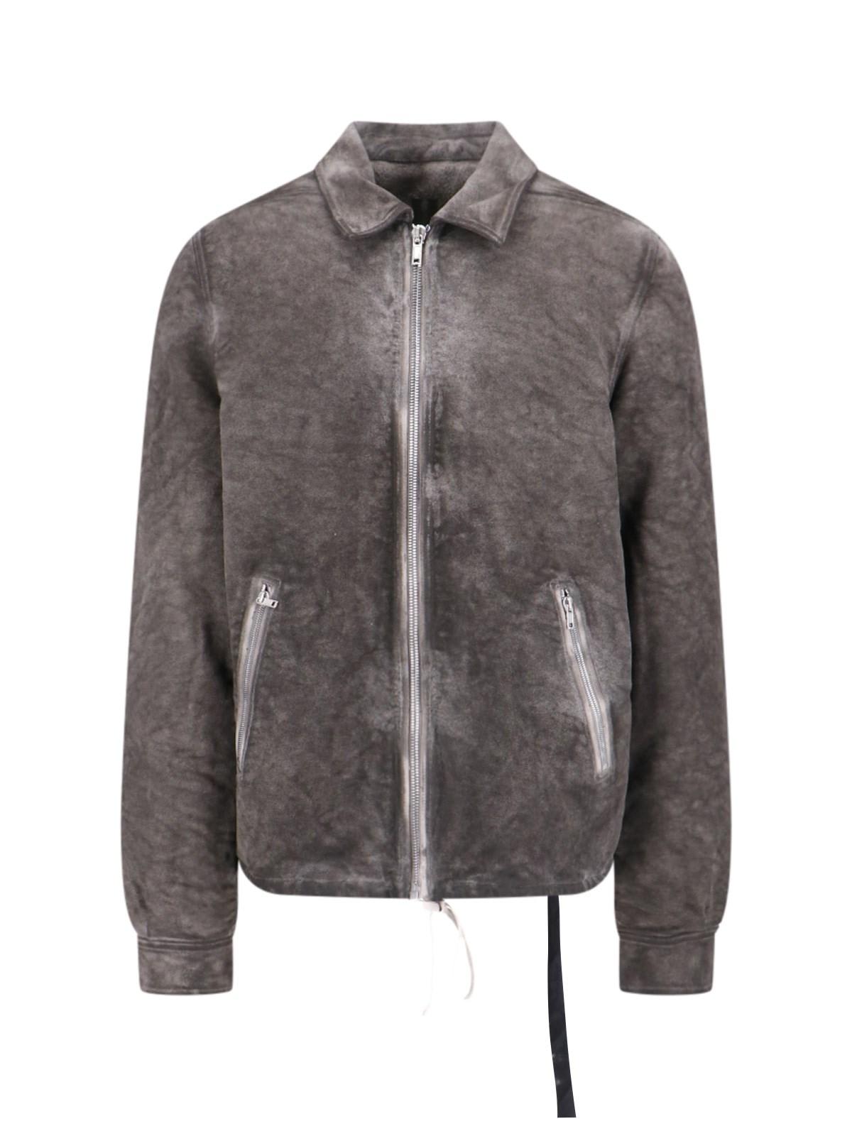 Shop Drkshdw Zip Jacket In Grigio