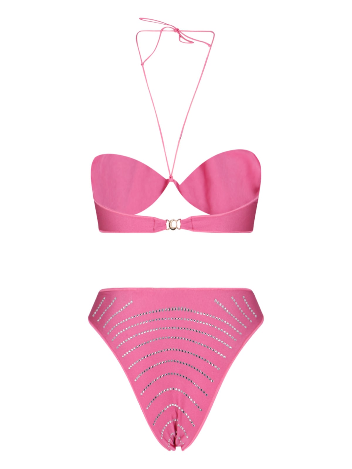 Shop Oseree Gem Bikini In Pink