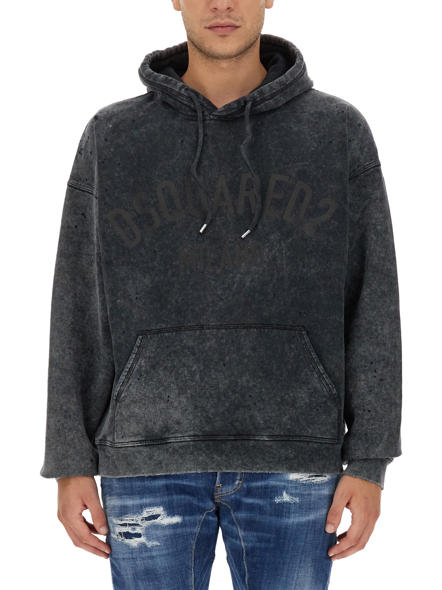 Hooded Sweatshirt In Cotton