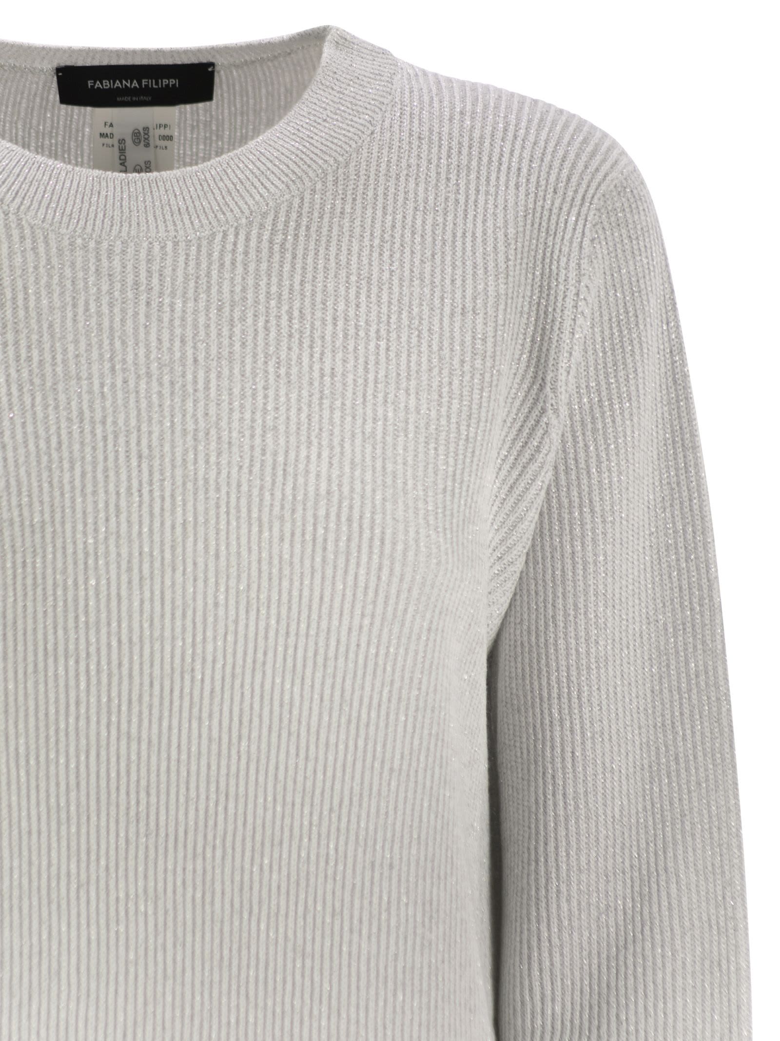 Fabiana Filippi Crew-neck Sweater With Lurex