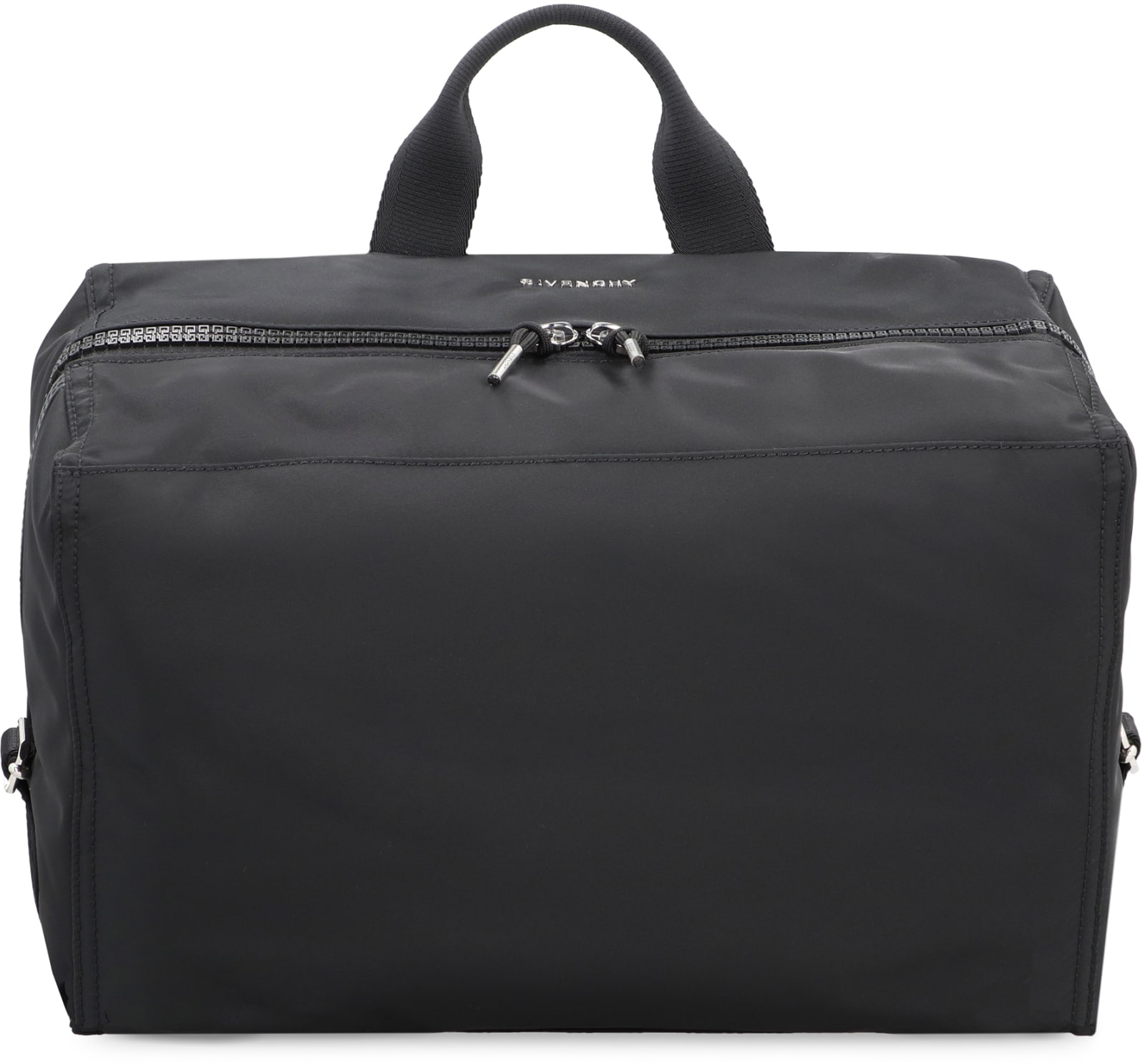 Shop Givenchy Medium Pandora Nylon Messenger Bag In Black