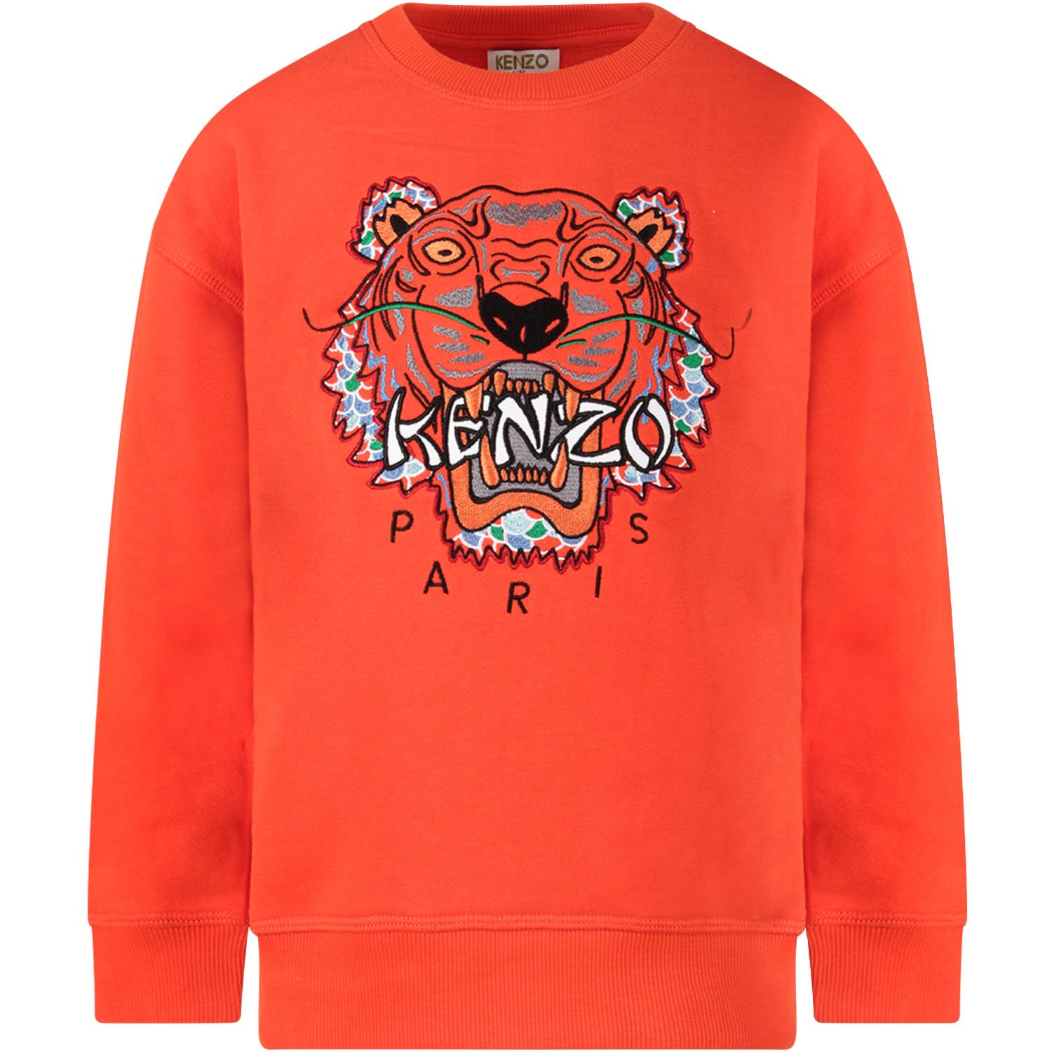 kenzo orange hoodie