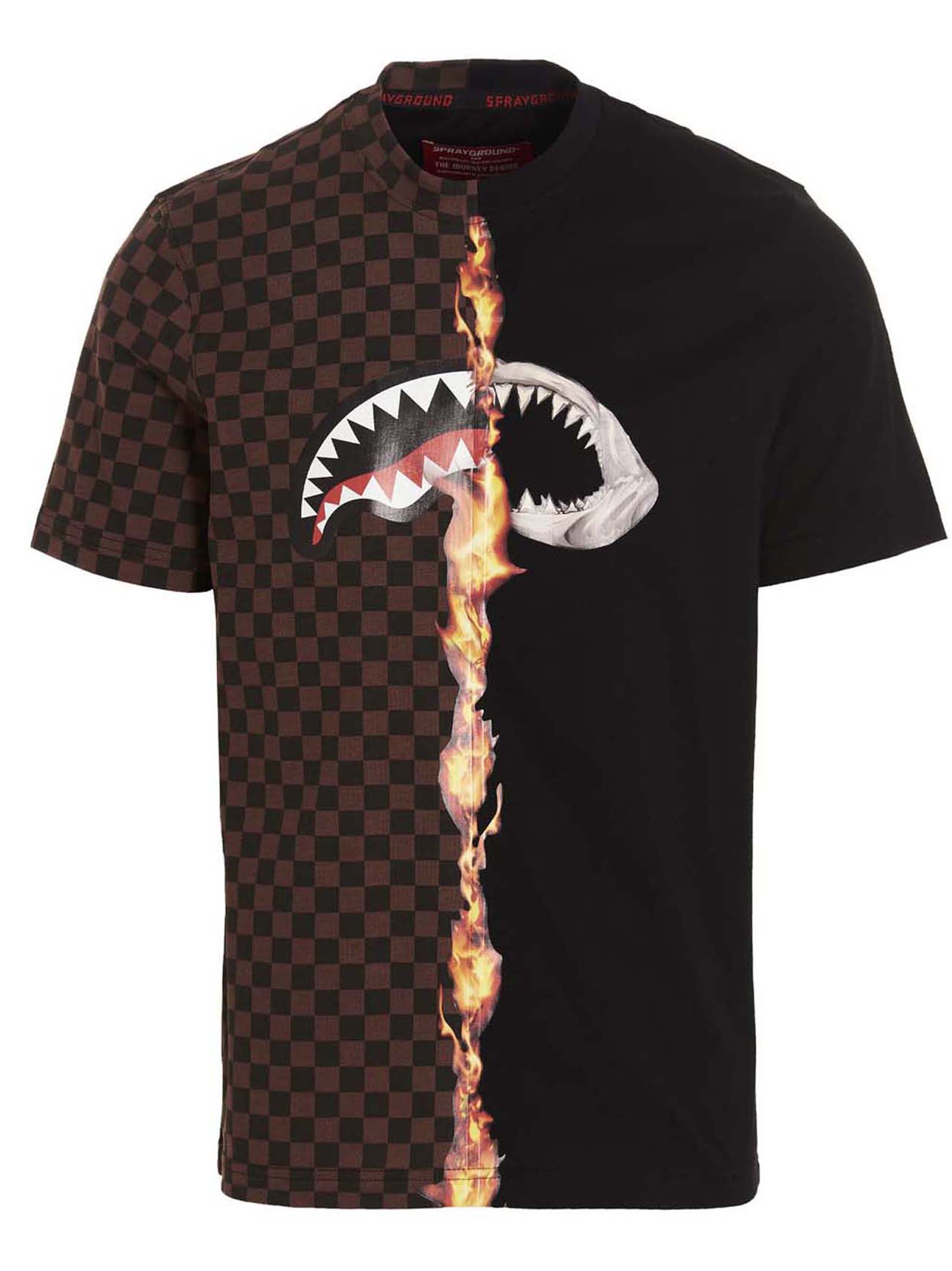Sprayground burnt Sharks In Paris T-shirt