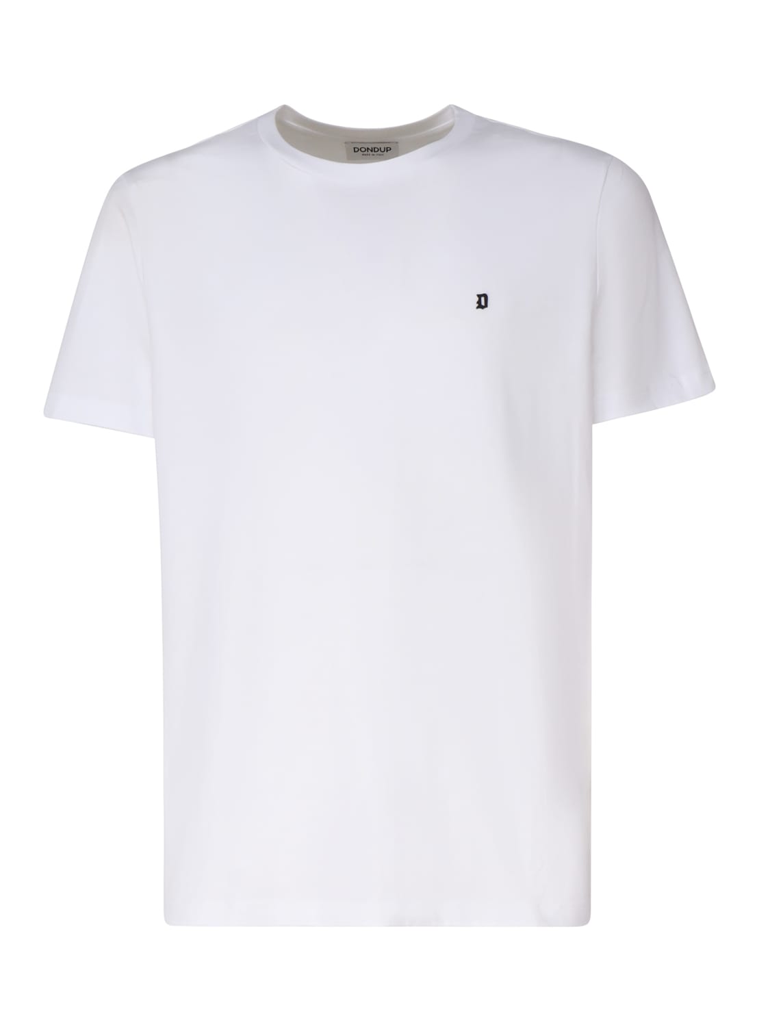 Shop Dondup Regular Jersey T-shirt In White