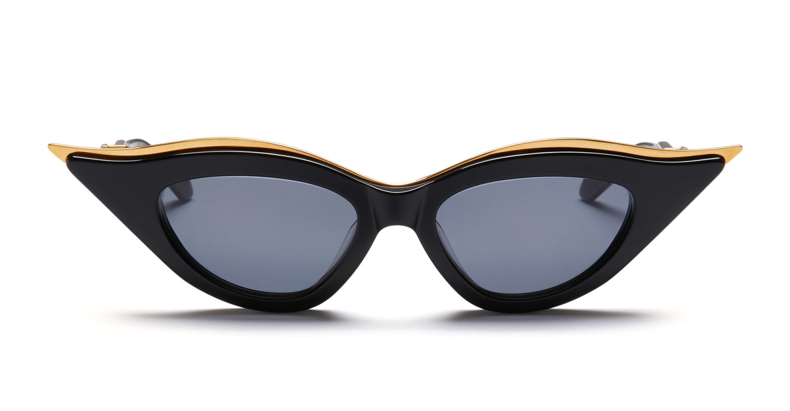 Valentino Goldcut-ii - Black/ Yellow Gold Sunglasses