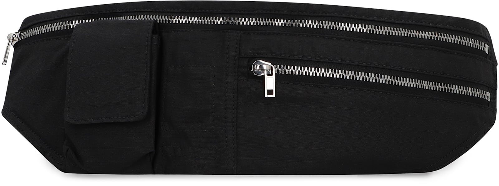 Drkshdw Rick Owens X - Fabric Belt Bag In Black
