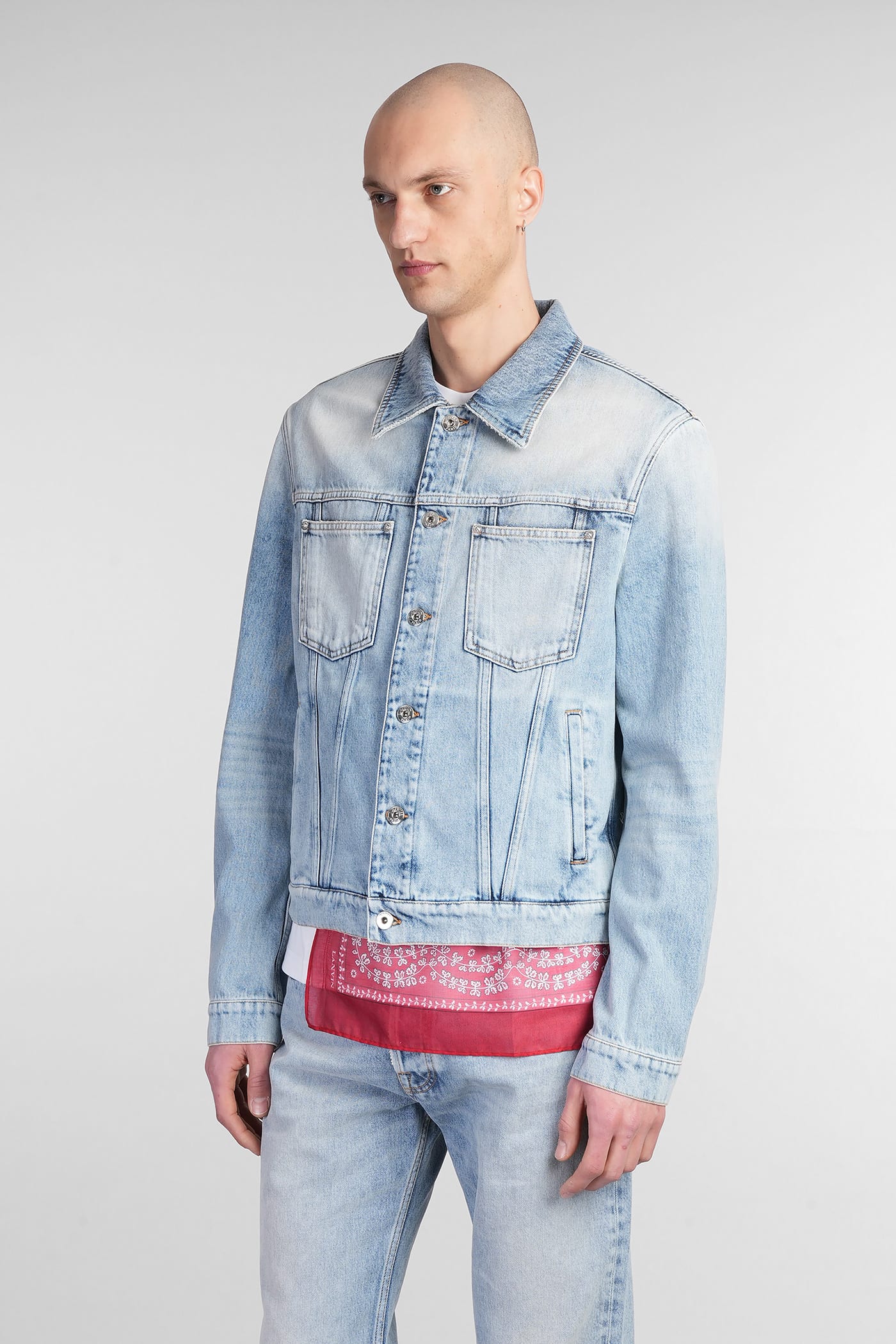 Lanvin Blue Regular Denim Jacket