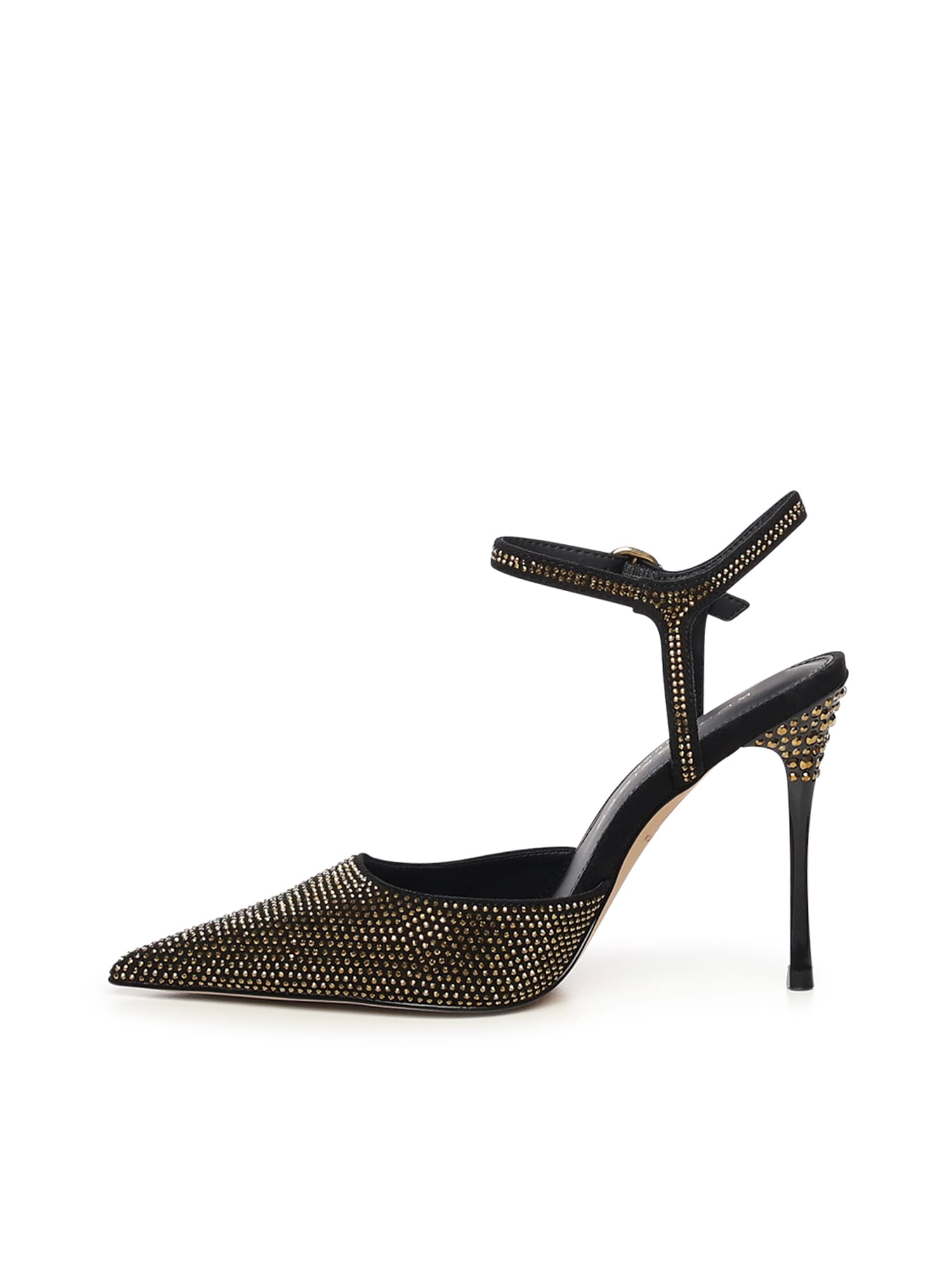Kurt Geiger Mayfair Pumps With Crystals In Brown