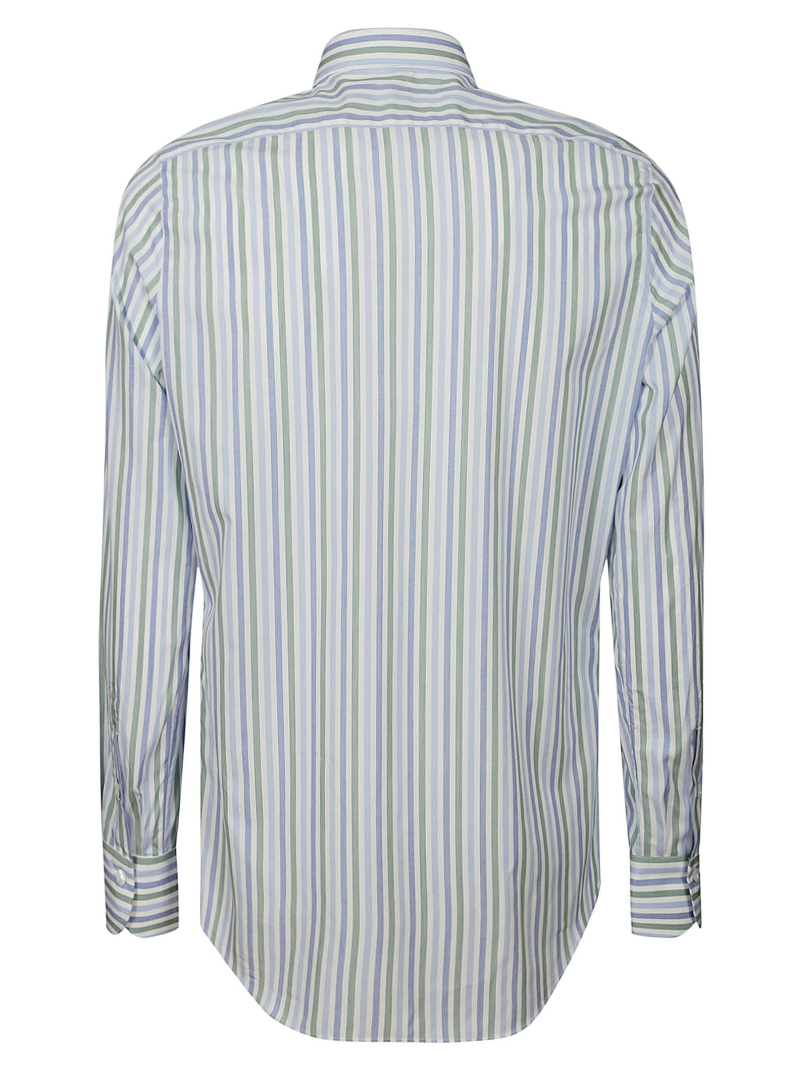 Shop Finamore Shirt 170.2 In Stripes