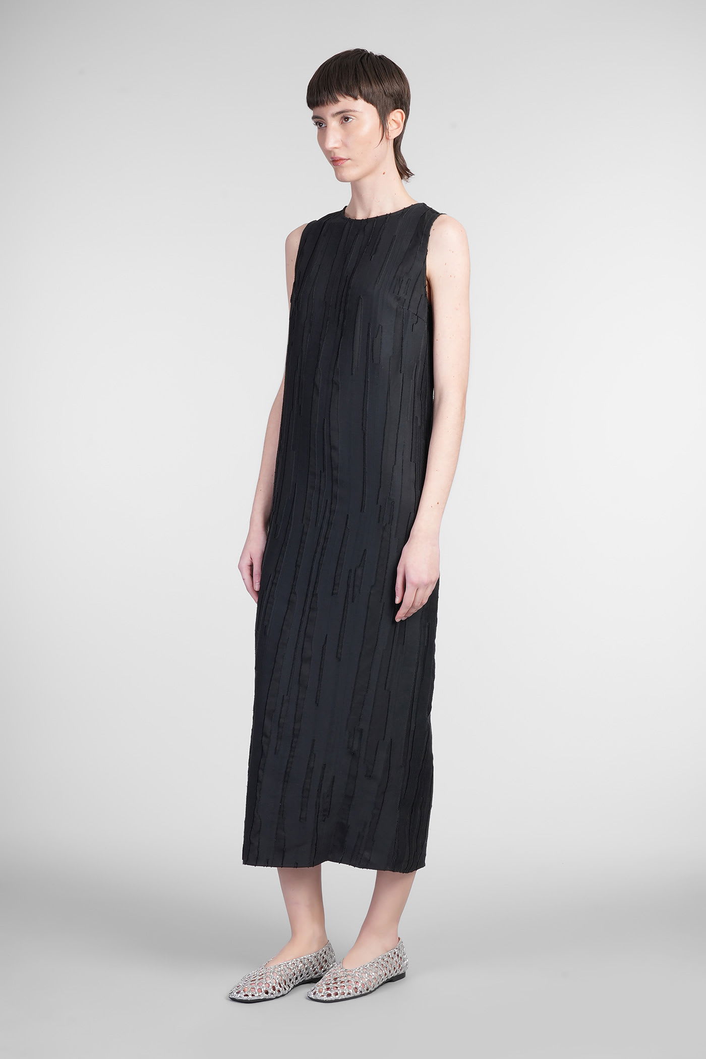 Loulou Studio Minga In Black Silk In Black