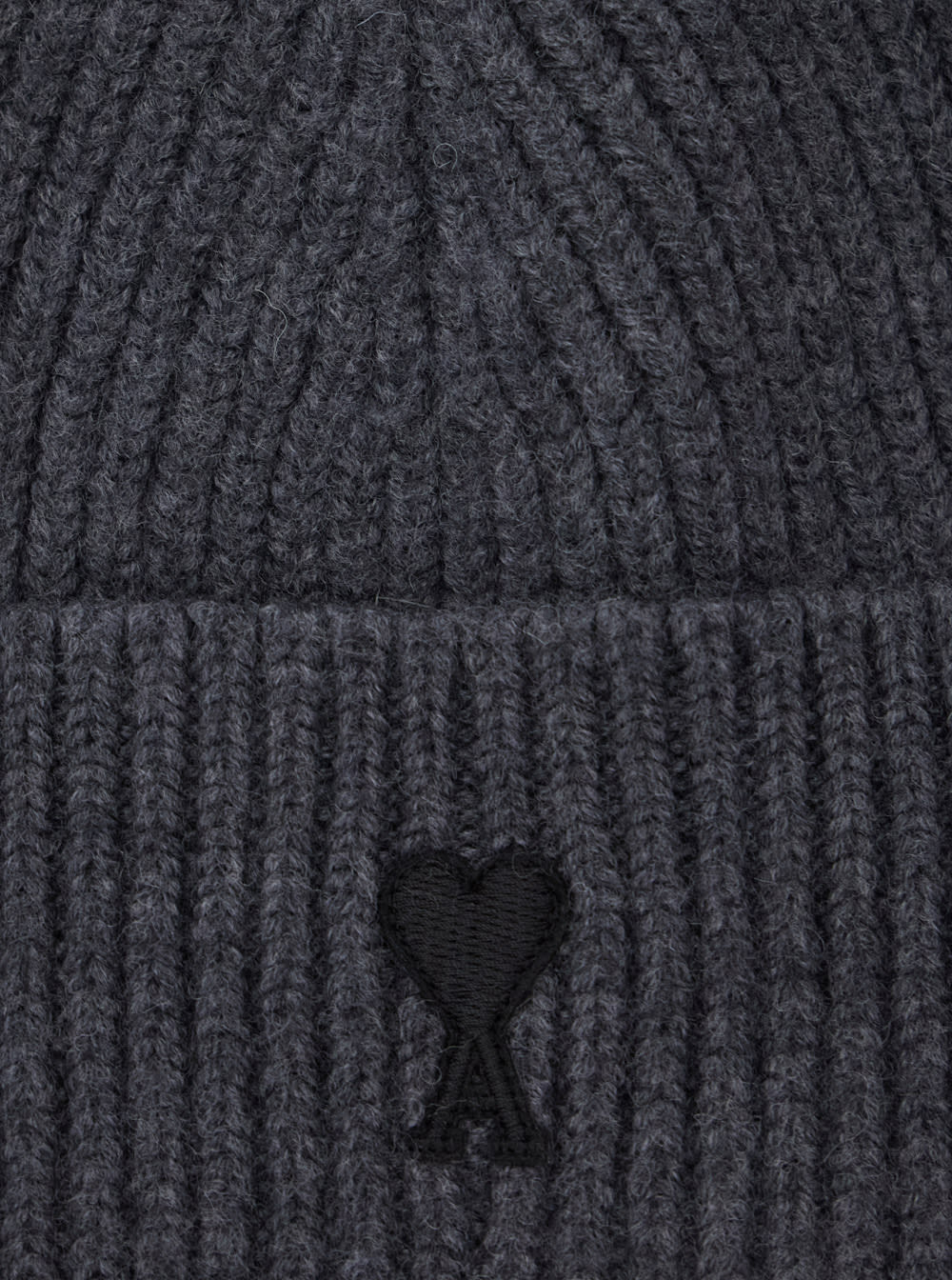 Ami Alexandre Mattiussi Ami Paris Women Ami De Coeur Beanie In Gray