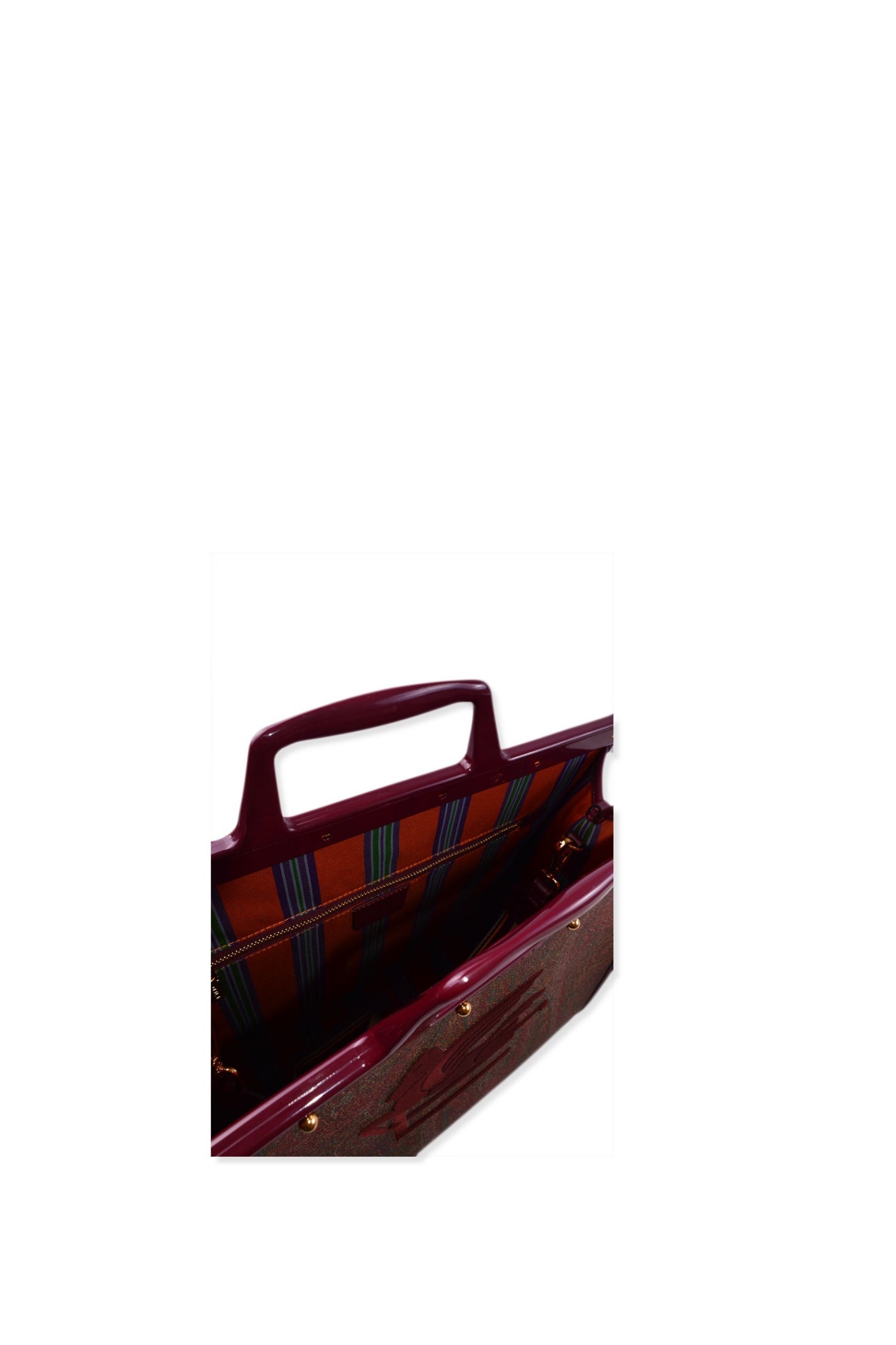 Shop Etro Handbag In Multicolour