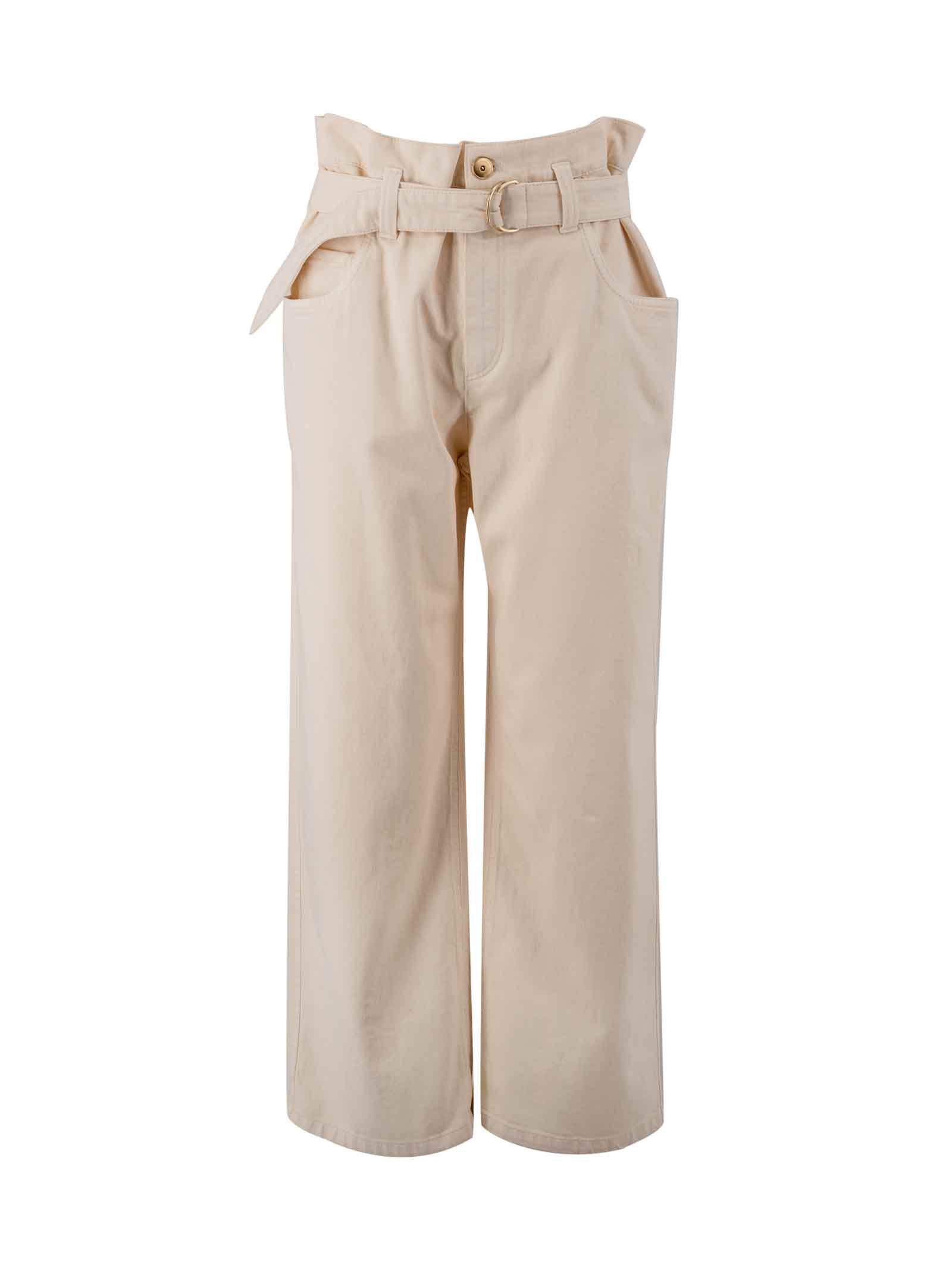 Brunello Cucinelli High-waist Belted Trousers