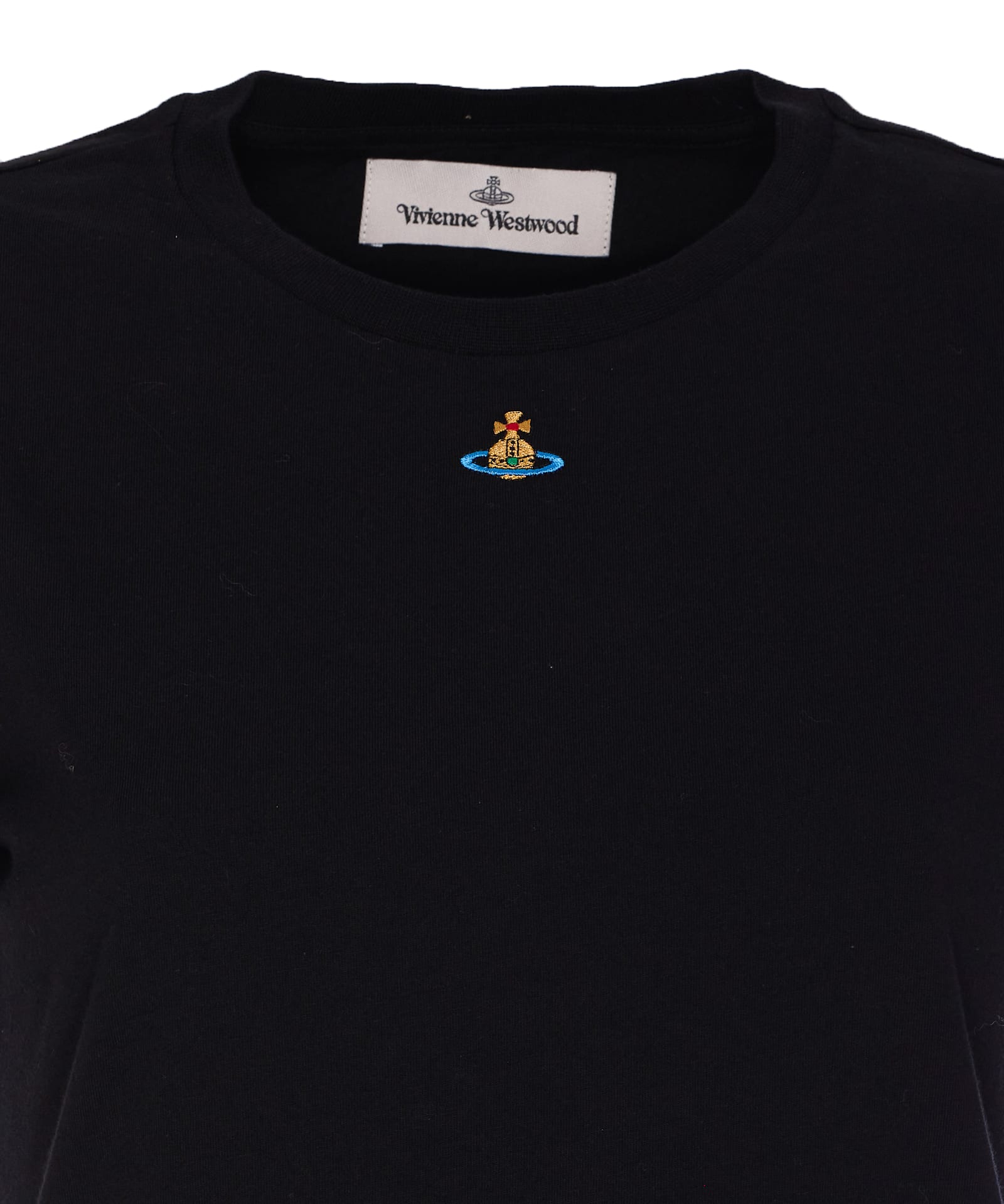Shop Vivienne Westwood Orb Peru T-shirt In Black