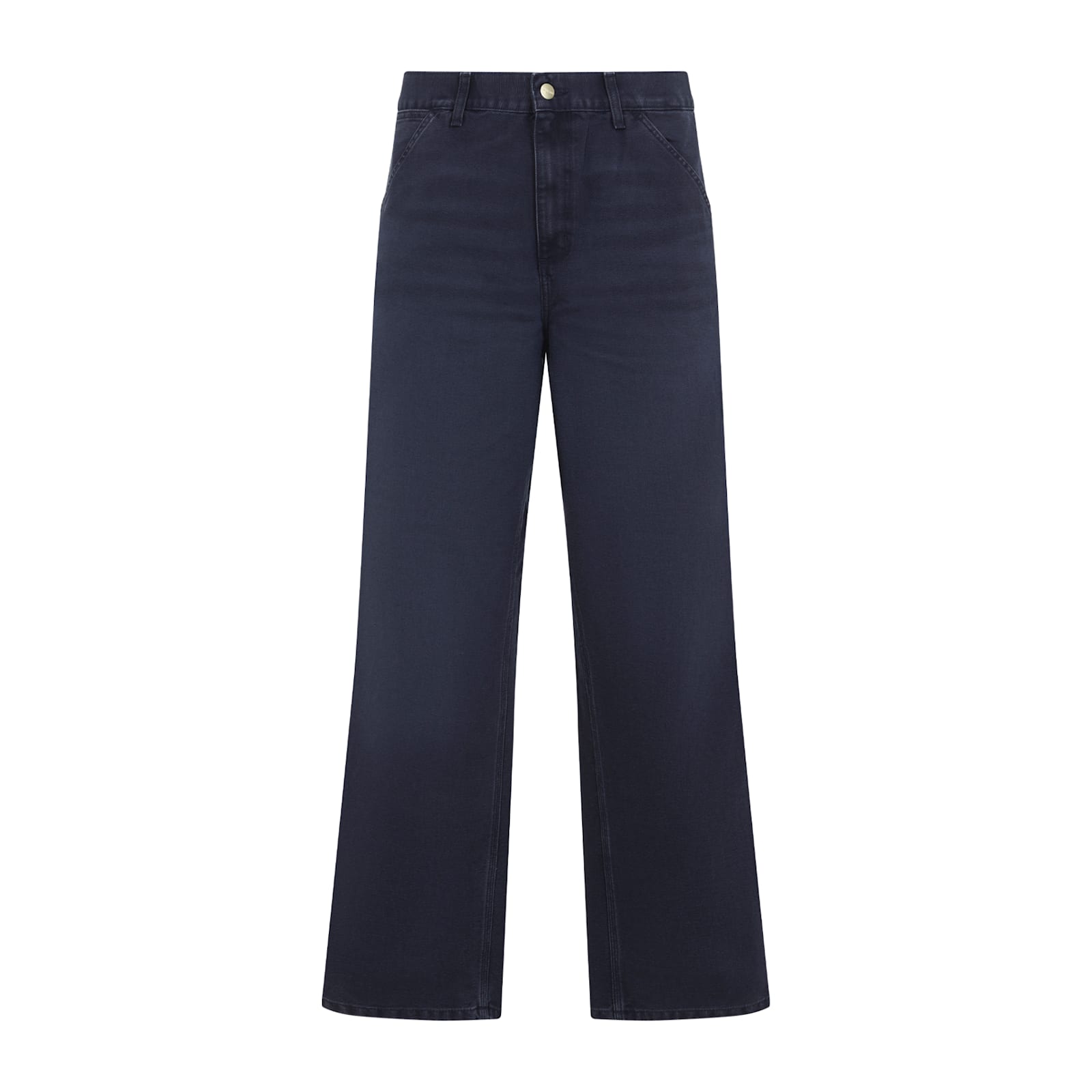 Carhartt Double-pocket Organic Cotton Jeans In Blue