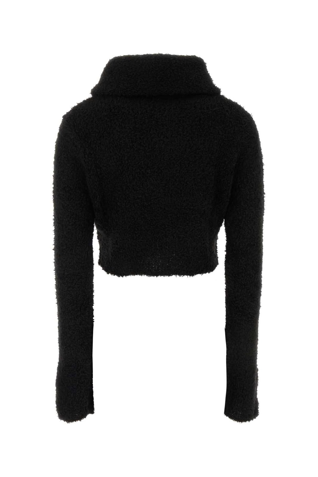 Saint Laurent Turtleneck Long-sleeved Jumper In Noir