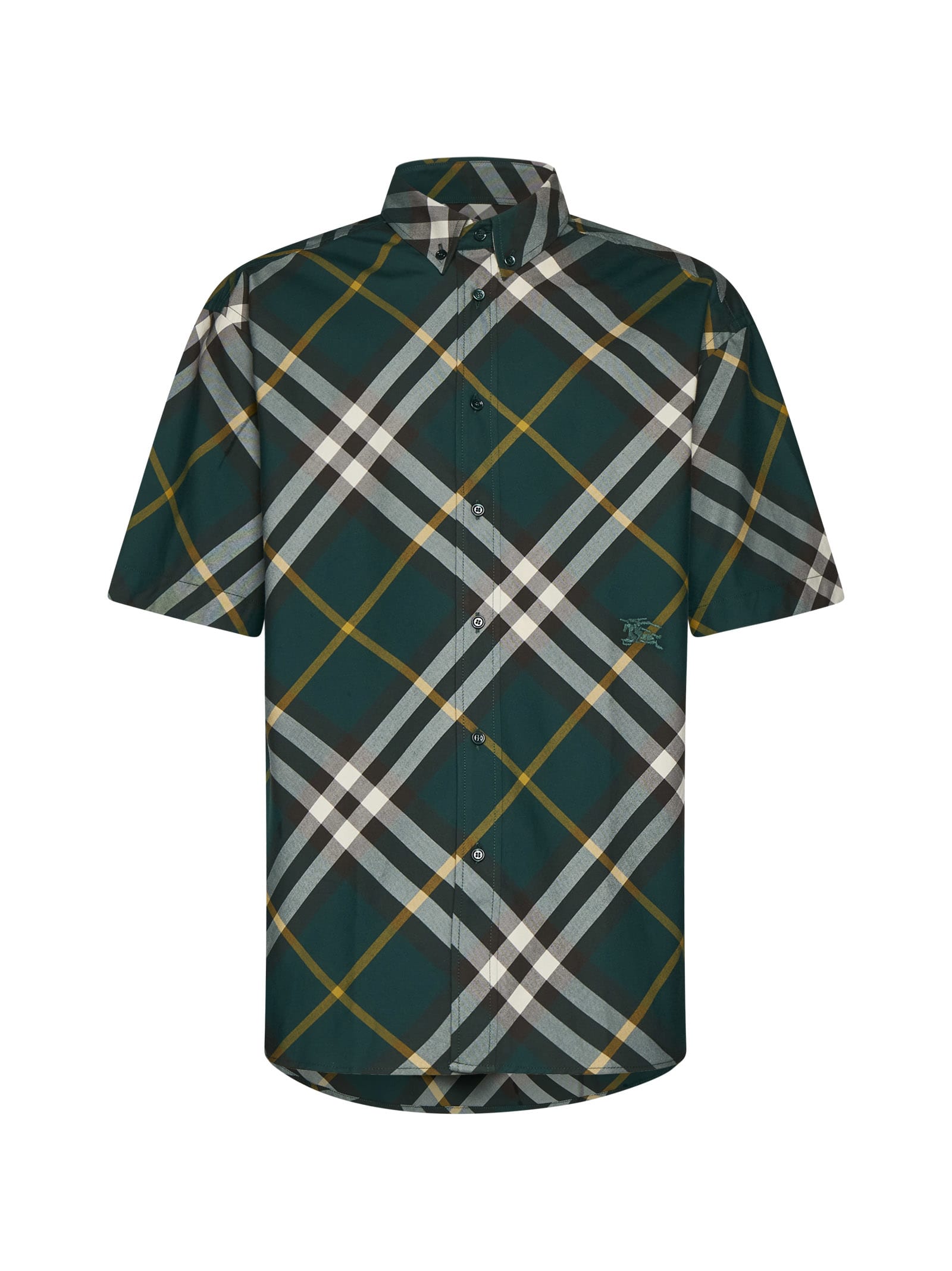 Shop Burberry Shirt In Ivy Ip Check