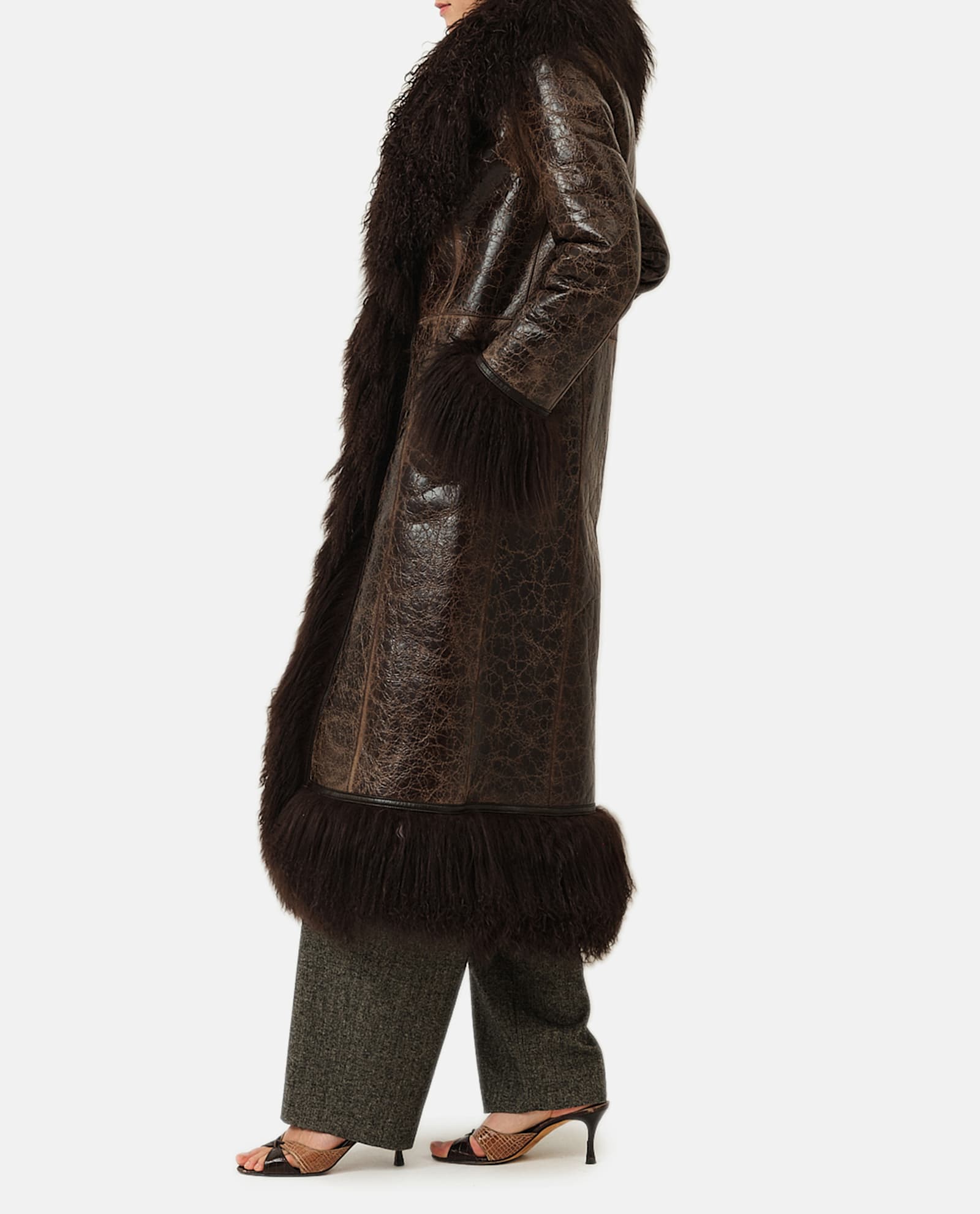 Shop Saks Potts Bonna Coat In Brown