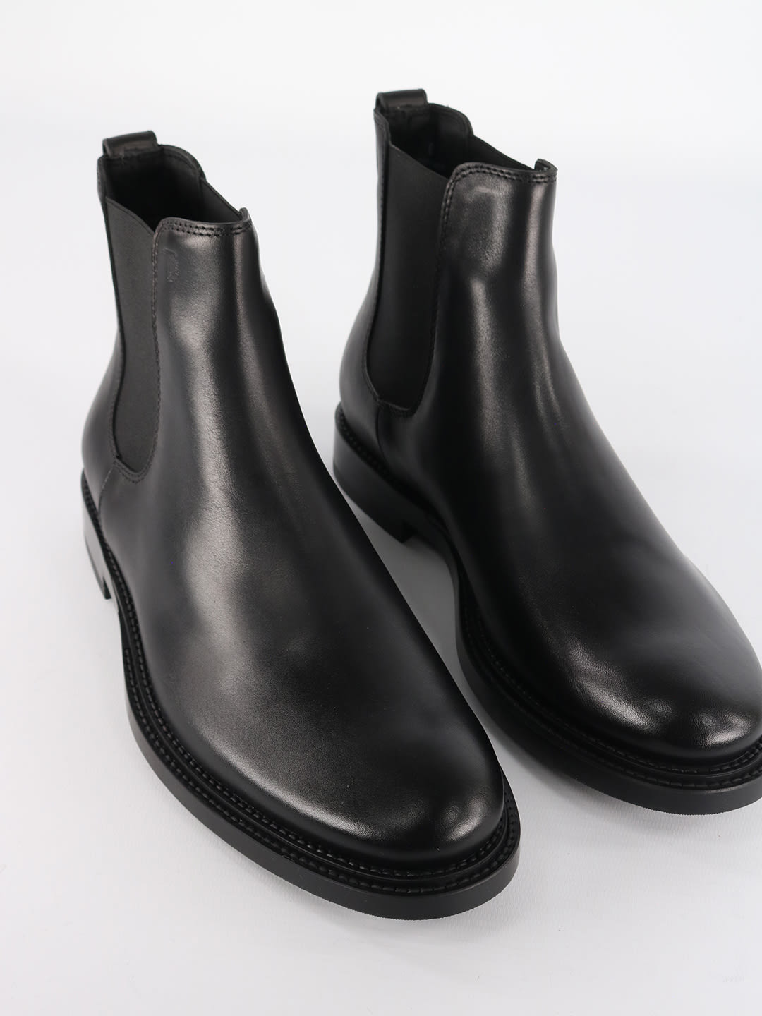 Shop Tod's Black Chelsea Boot Tods