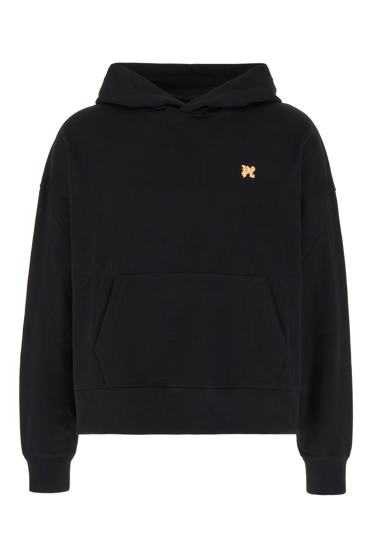 Palm Angels Black Cotton Sweatshirt