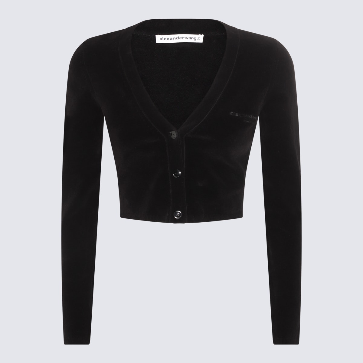 Shop Alexander Wang Black Cotton Knitwear