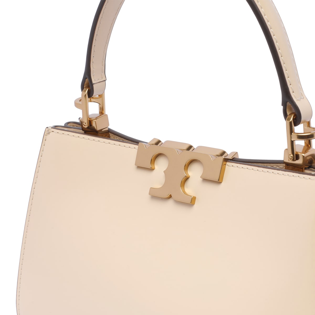 Tory Burch Mini Eleanor Satchel Bag In Beige
