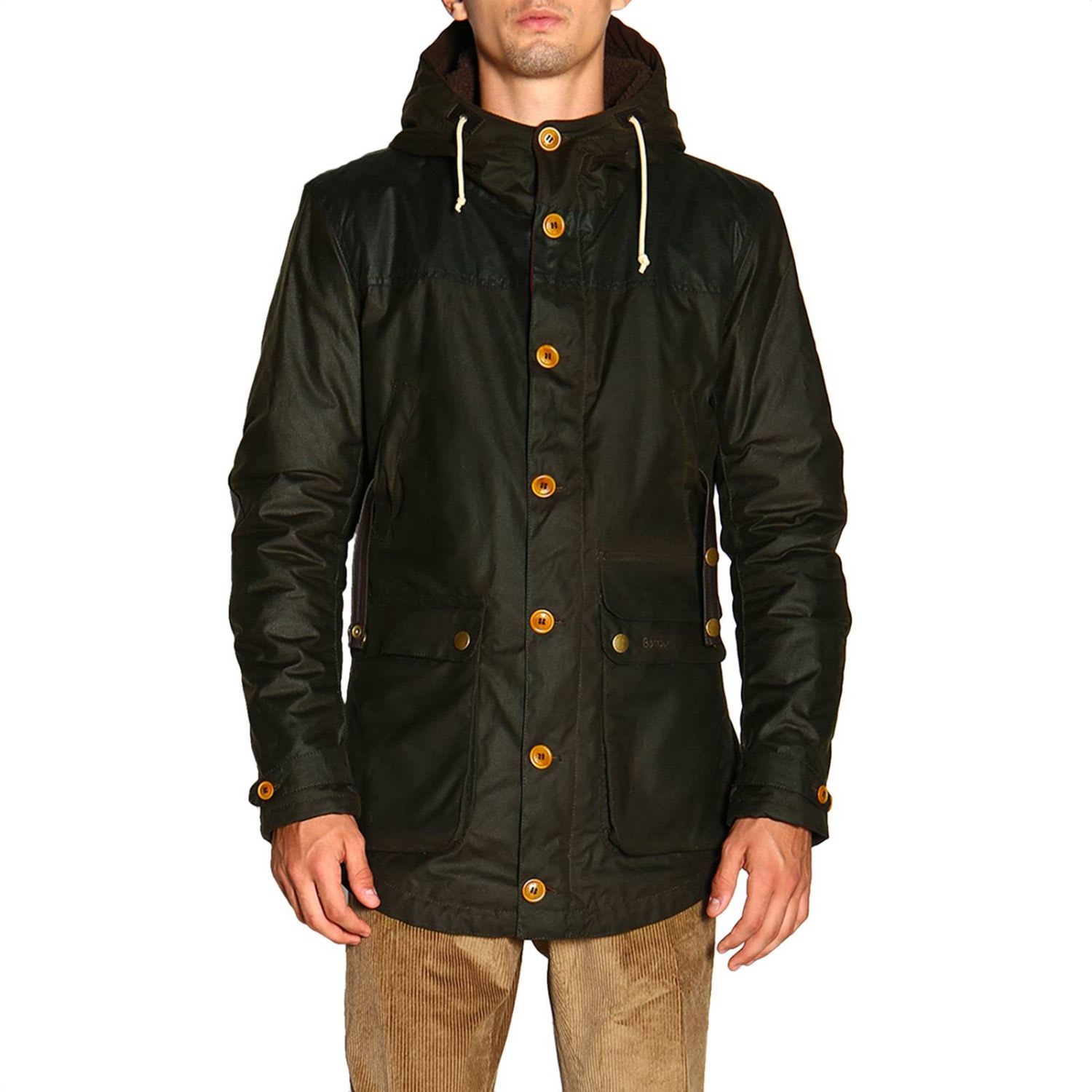 barbour genoa waxed cotton jacket