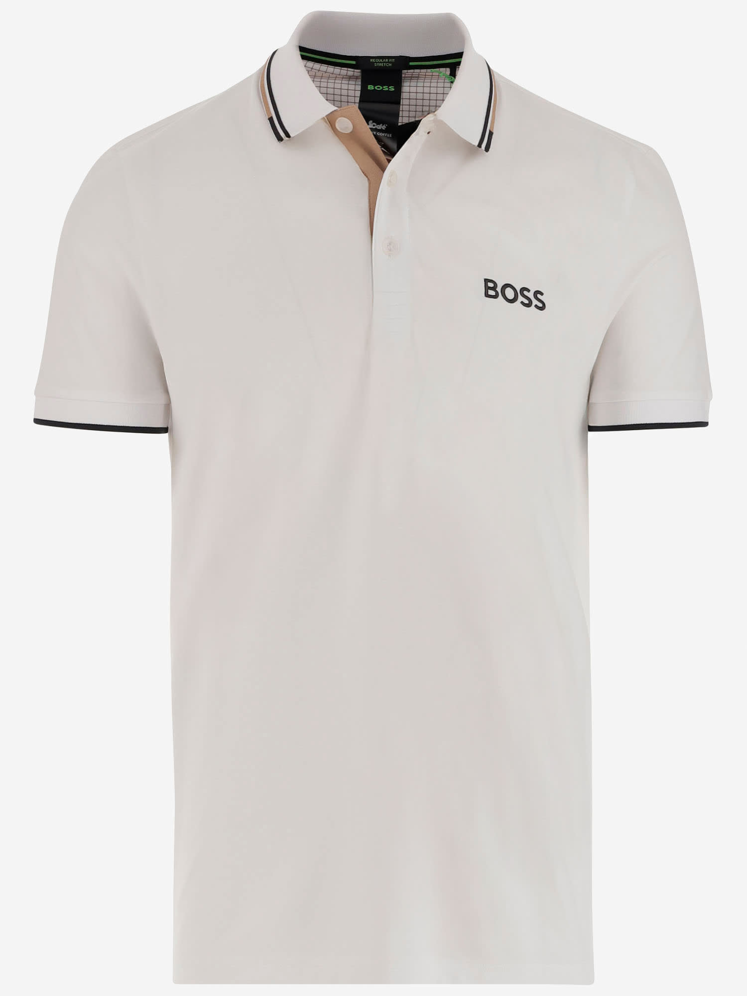 Stretch Cotton Blend Polo Shirt