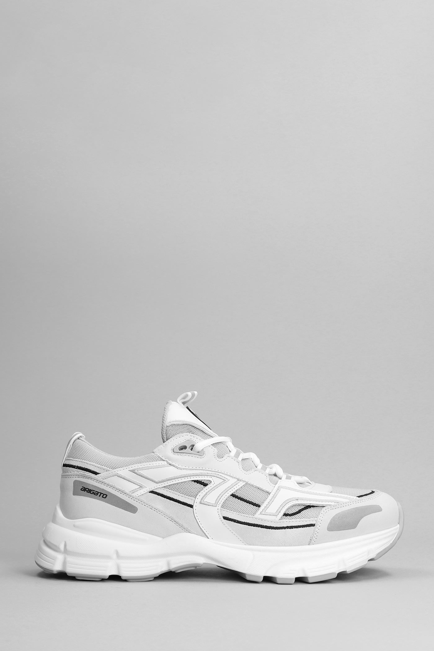 Axel Arigato Marathon R-trail Sneakers In White Synthetic Fibers