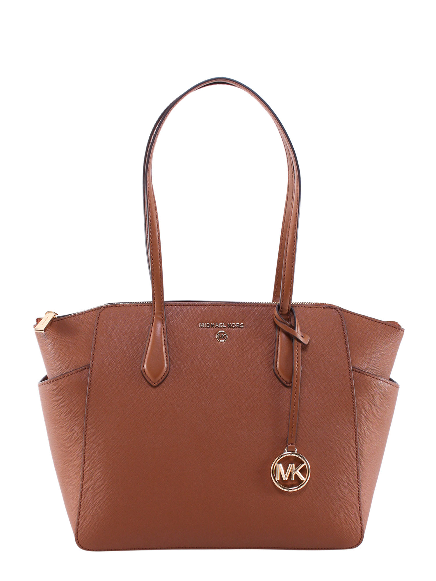 Shop Michael Michael Kors Marylin Shoulder Bag In Luggage