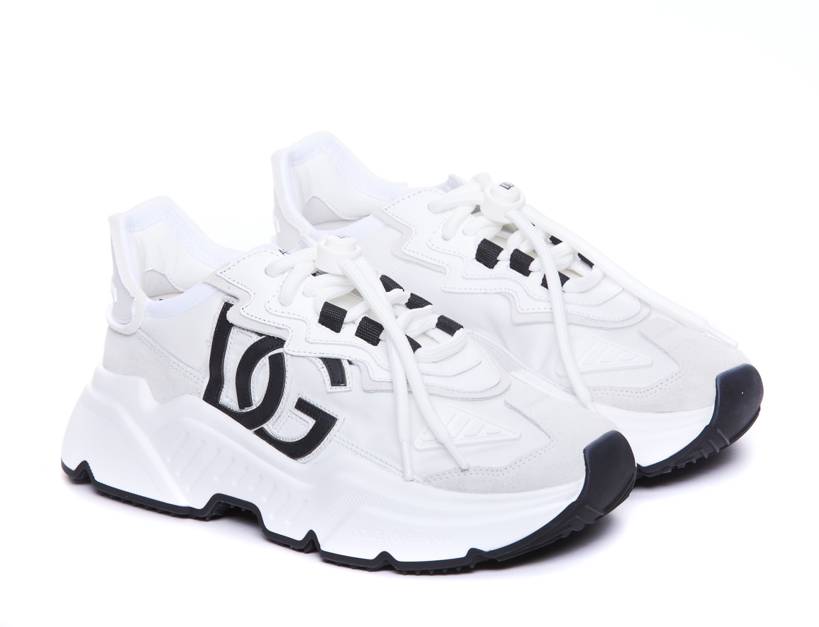 Shop Dolce & Gabbana Daymaster Sneakers In White