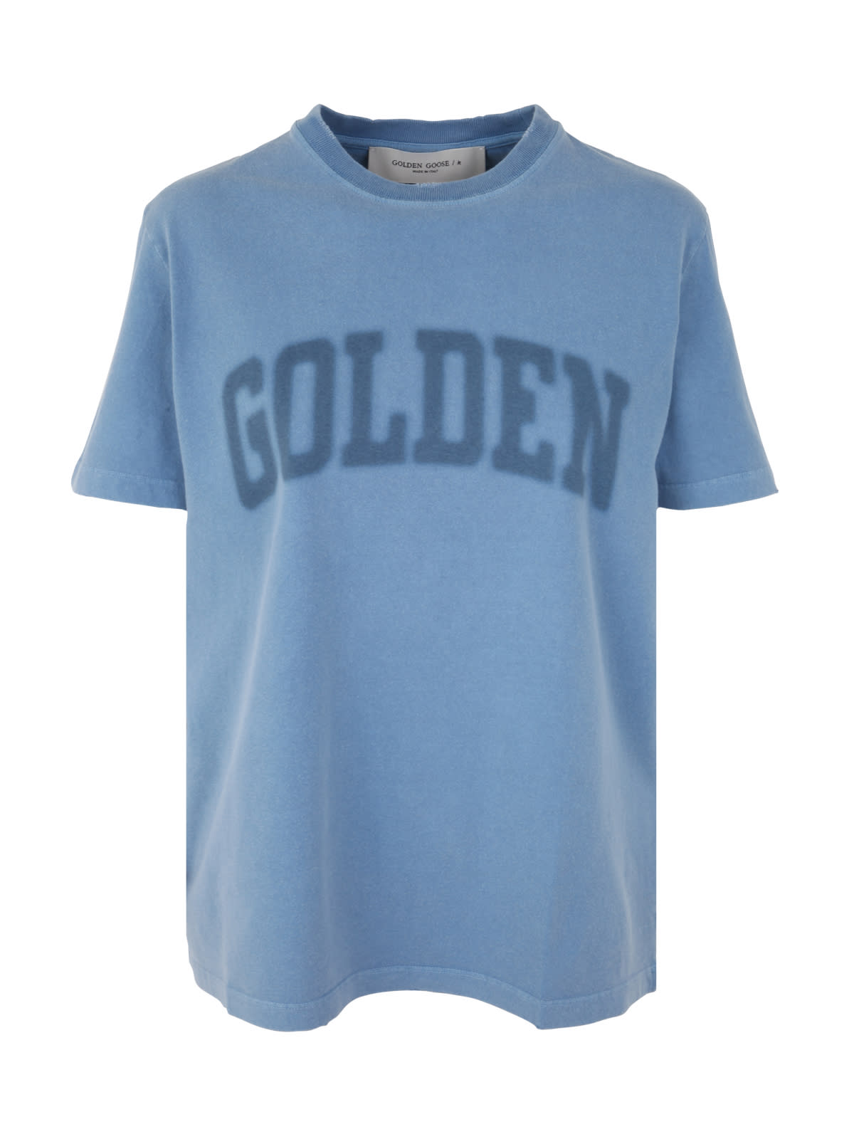 Golden Goose Journey Regular Short Sleeves Rounded T-shirt With Golden Logo