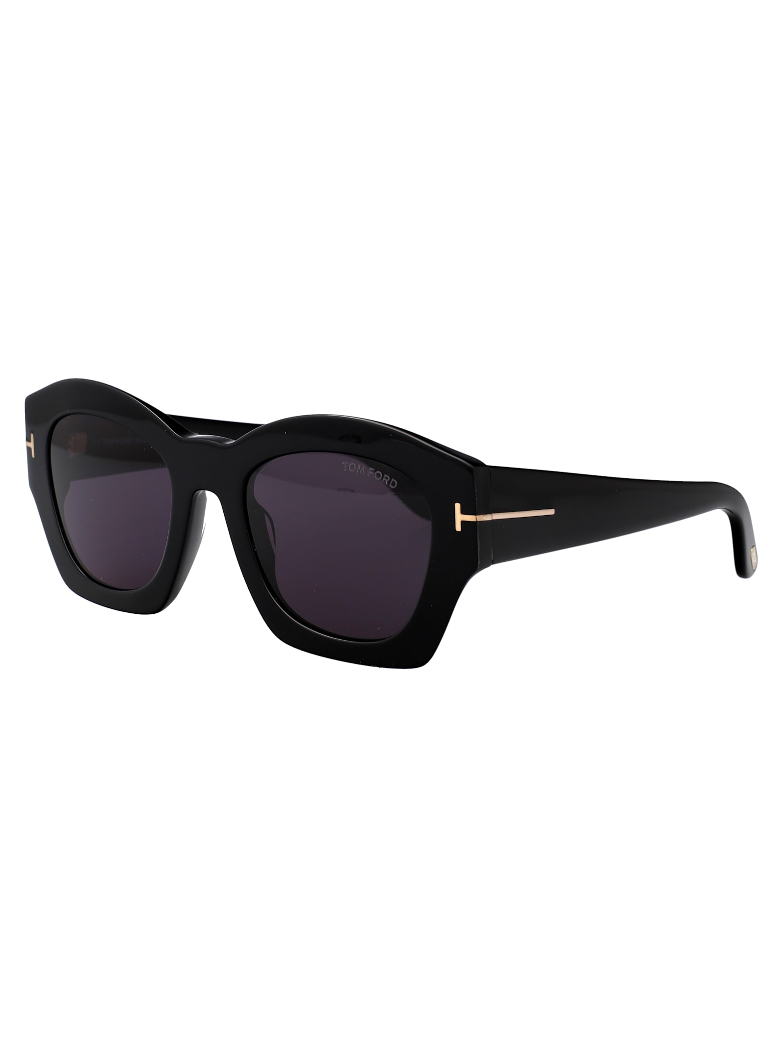 Tom Ford Sunglasses In 01a Nero Lucido / Fumo