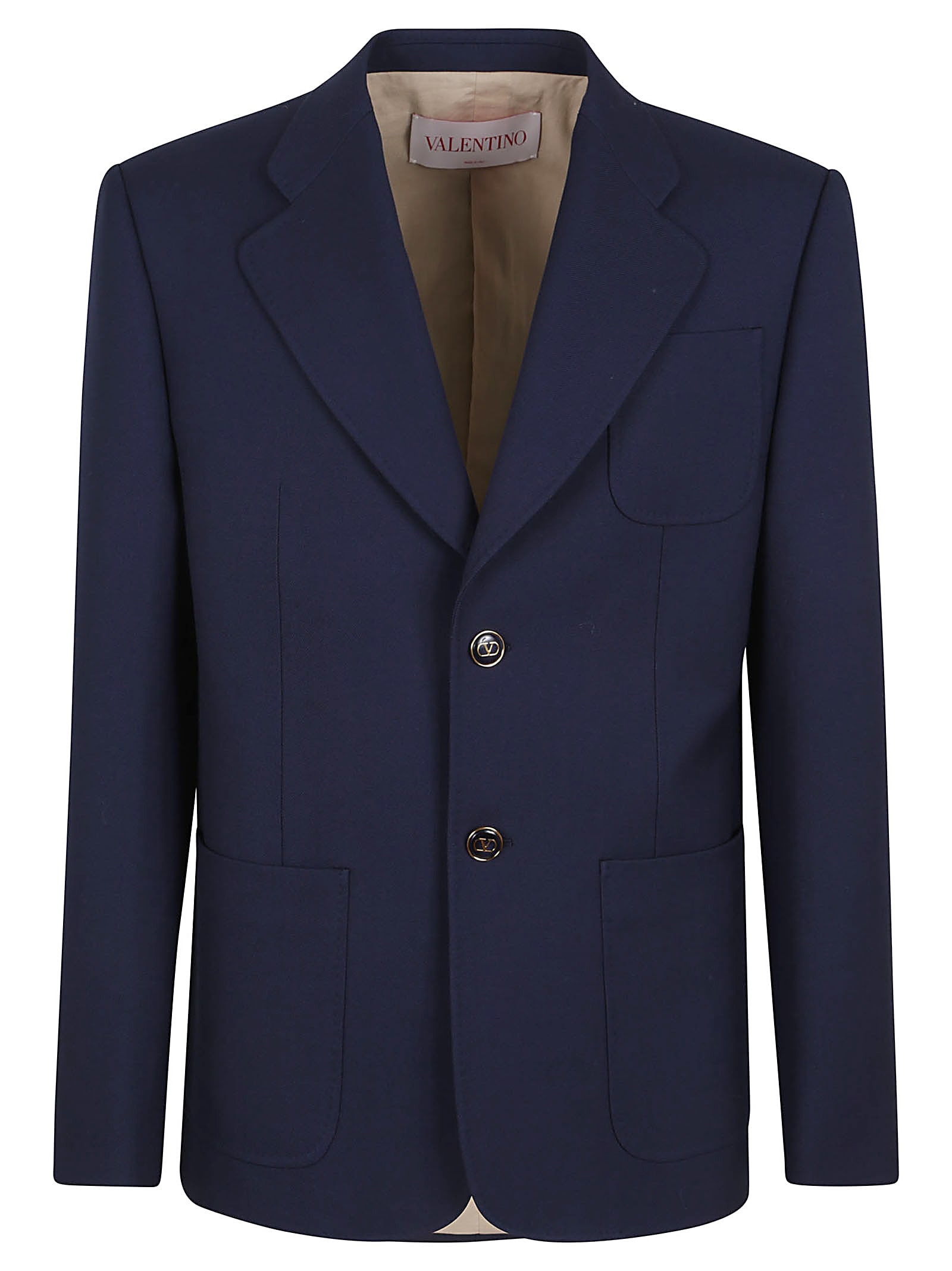 Giacca Monopetto Formalwear Luxury Gabardine Wool