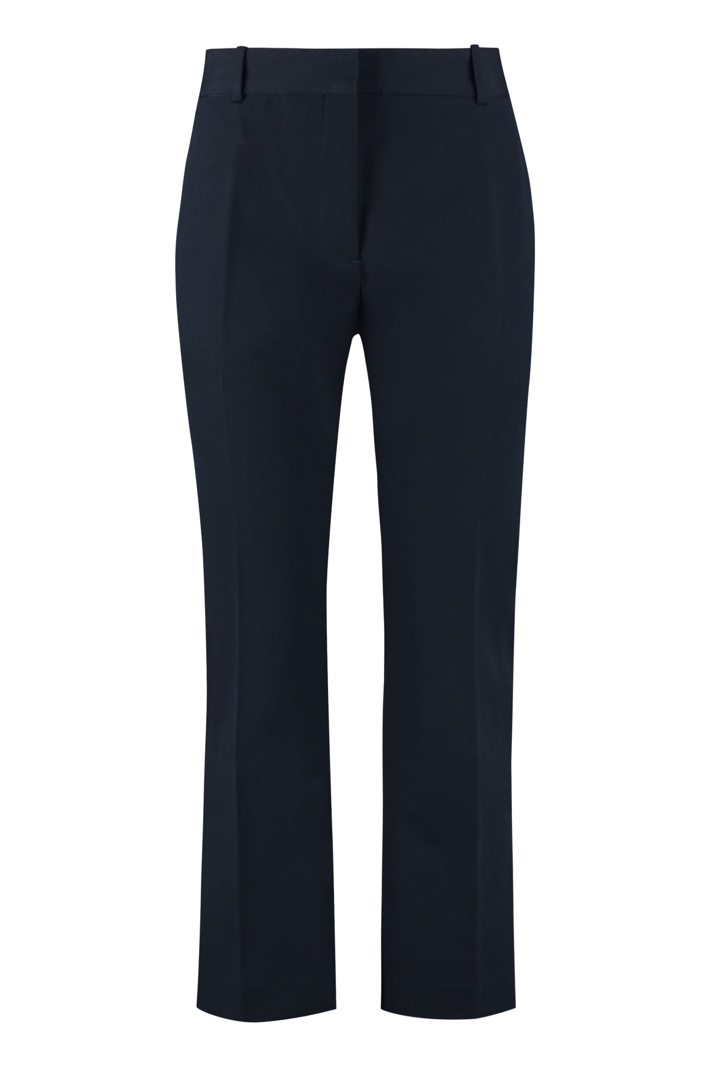 Frame Cotton Cropped Trousers