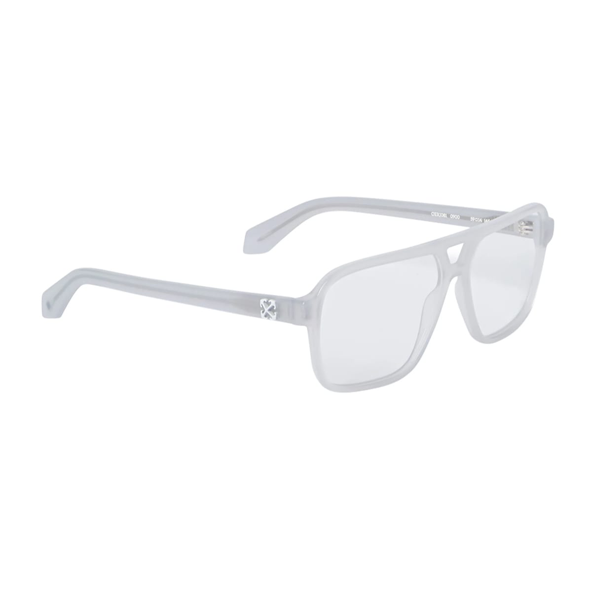 Off-white Off White Oerj081 Style 81 0900 Light Grey Glasses In White