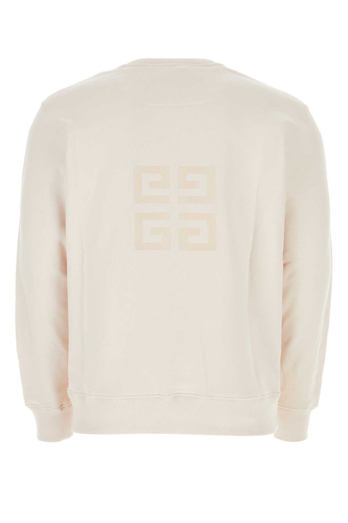 Shop Givenchy Light Pink Cotton Sweatshirt In Nudepink